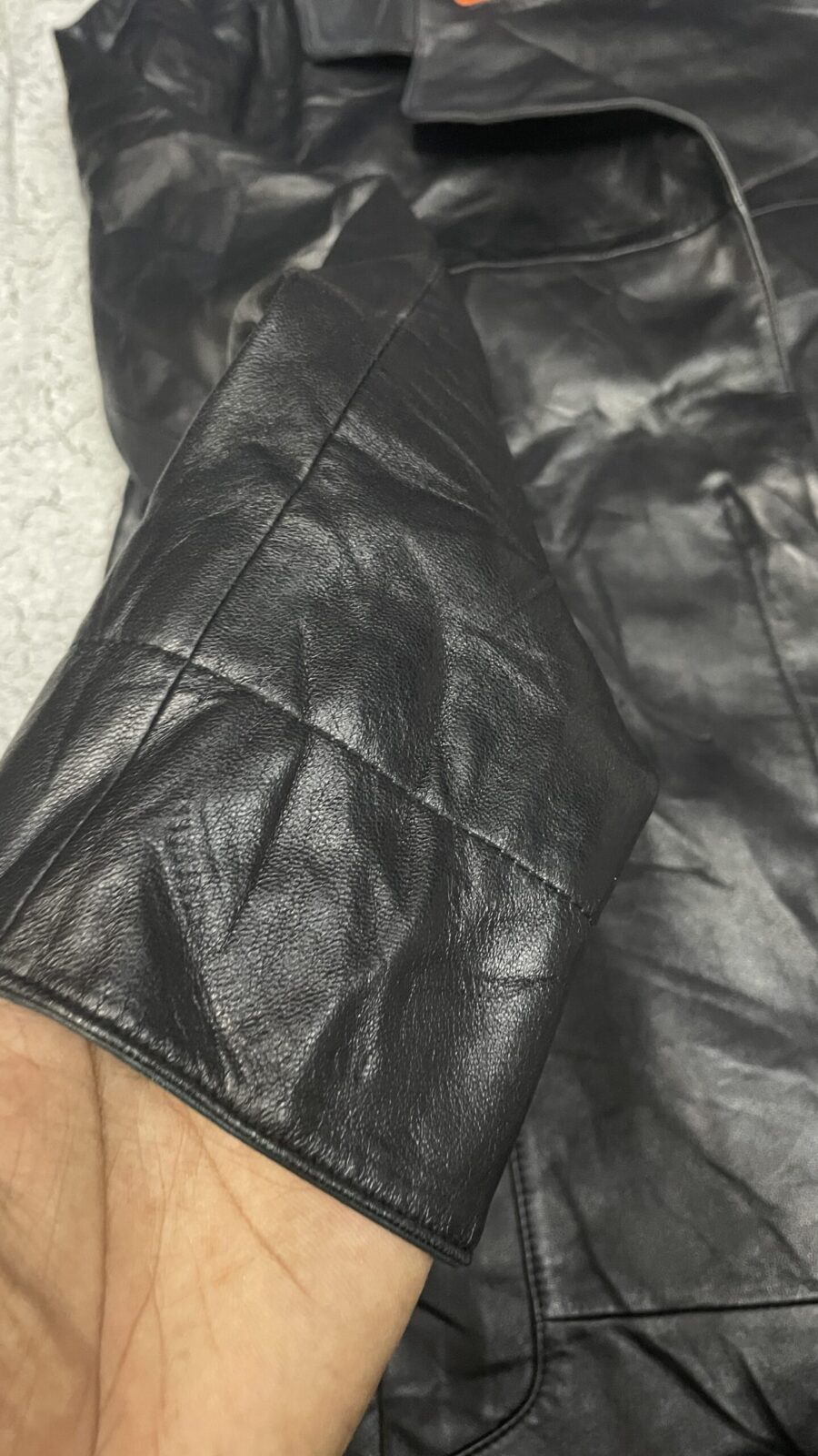 Robo X Real Leather Parka Jacket Made In Korea S