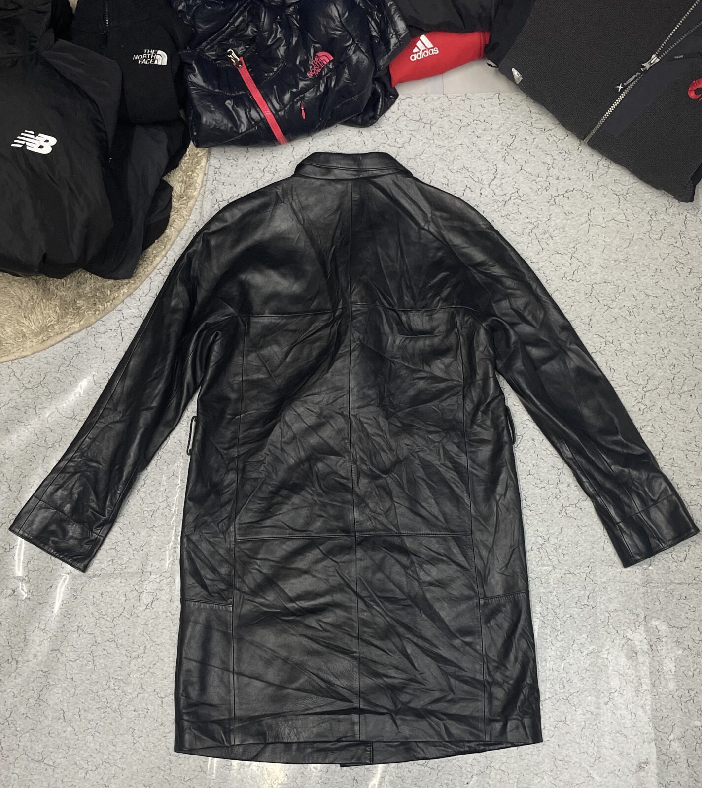 Robo X Real Leather Parka Jacket Made In Korea S