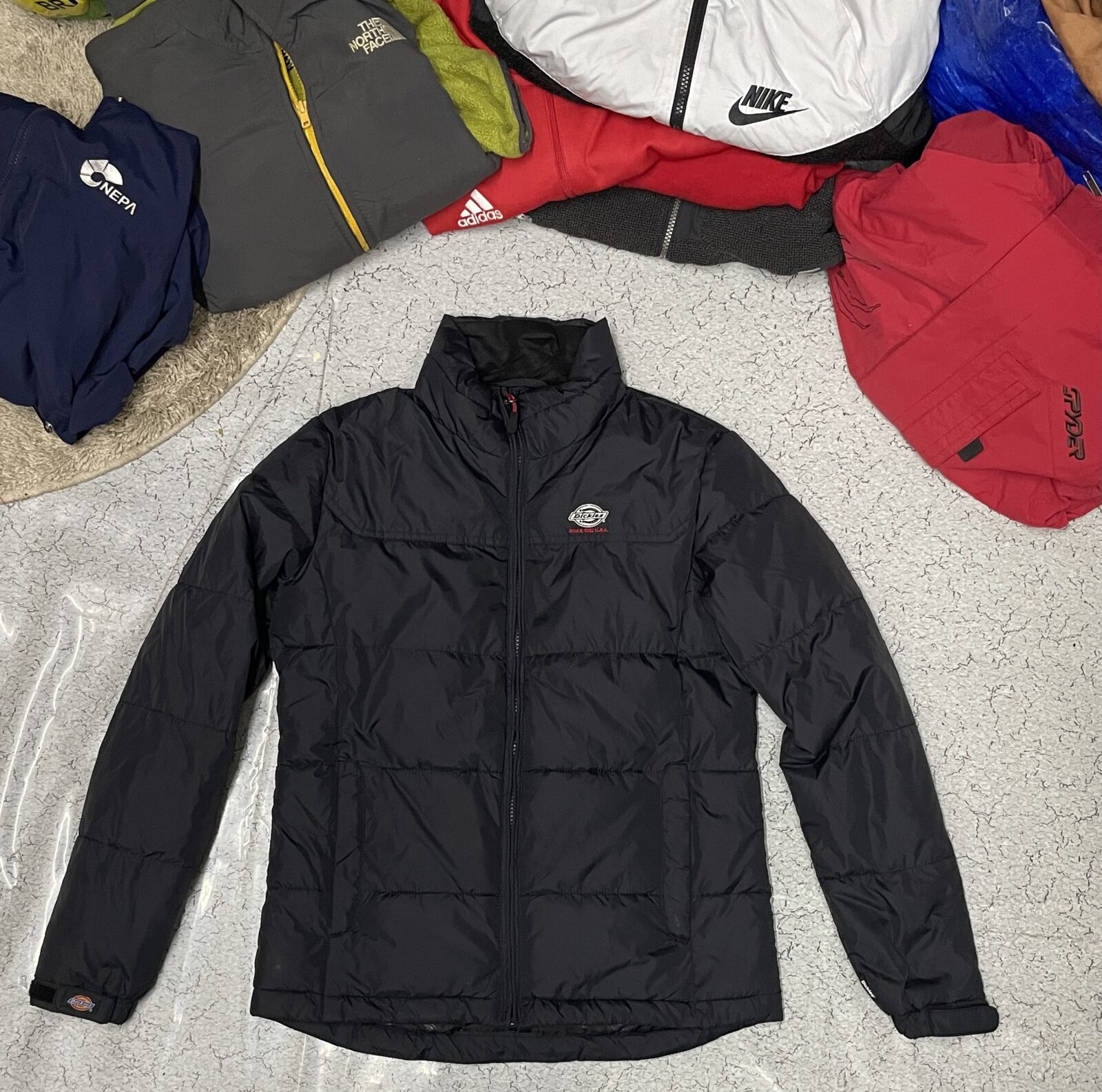 Dickies Usa Puffer Insulated Winter Jacket Black -M