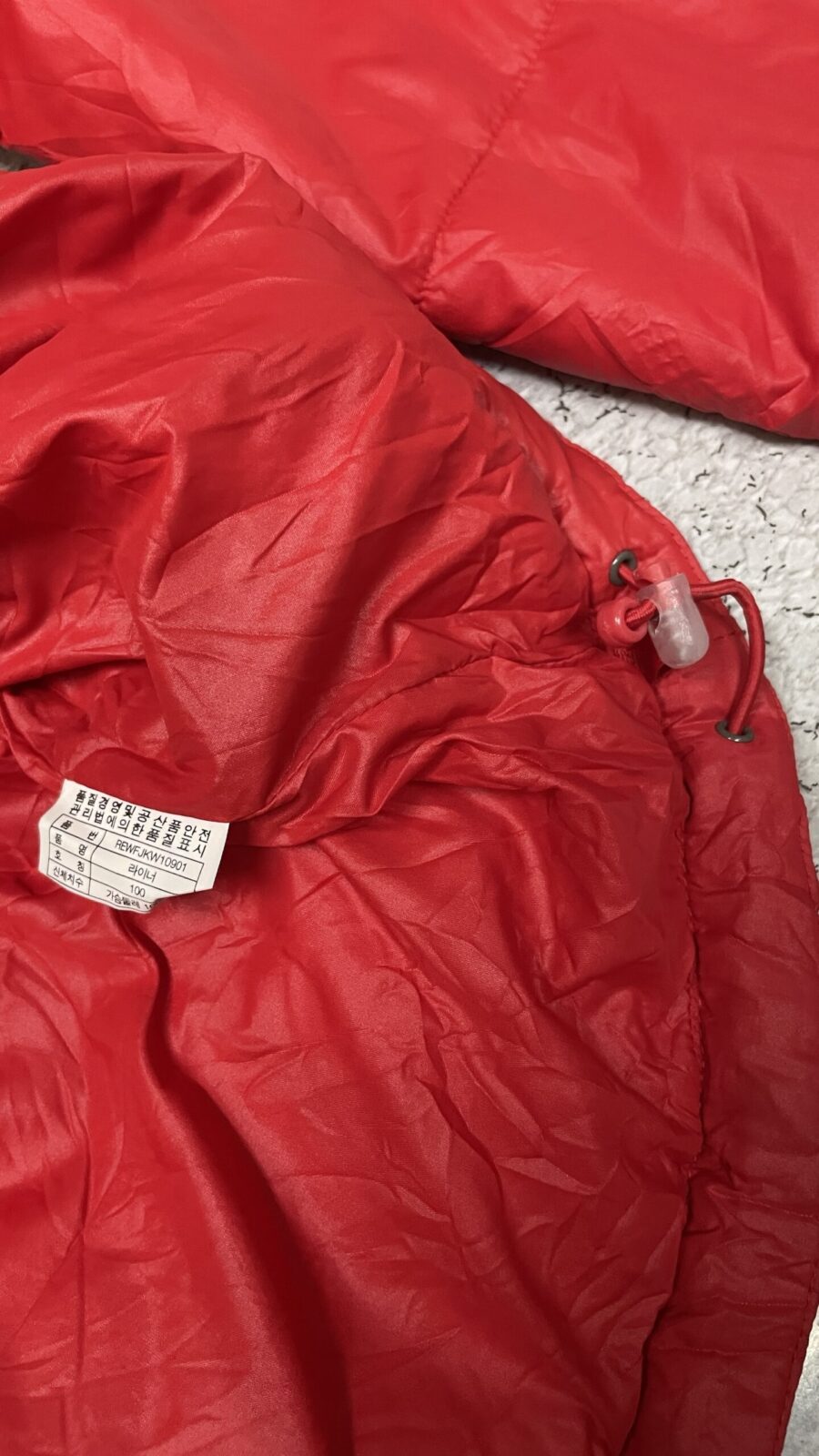 The Red Face Puffer Winter Jacket Orange-M