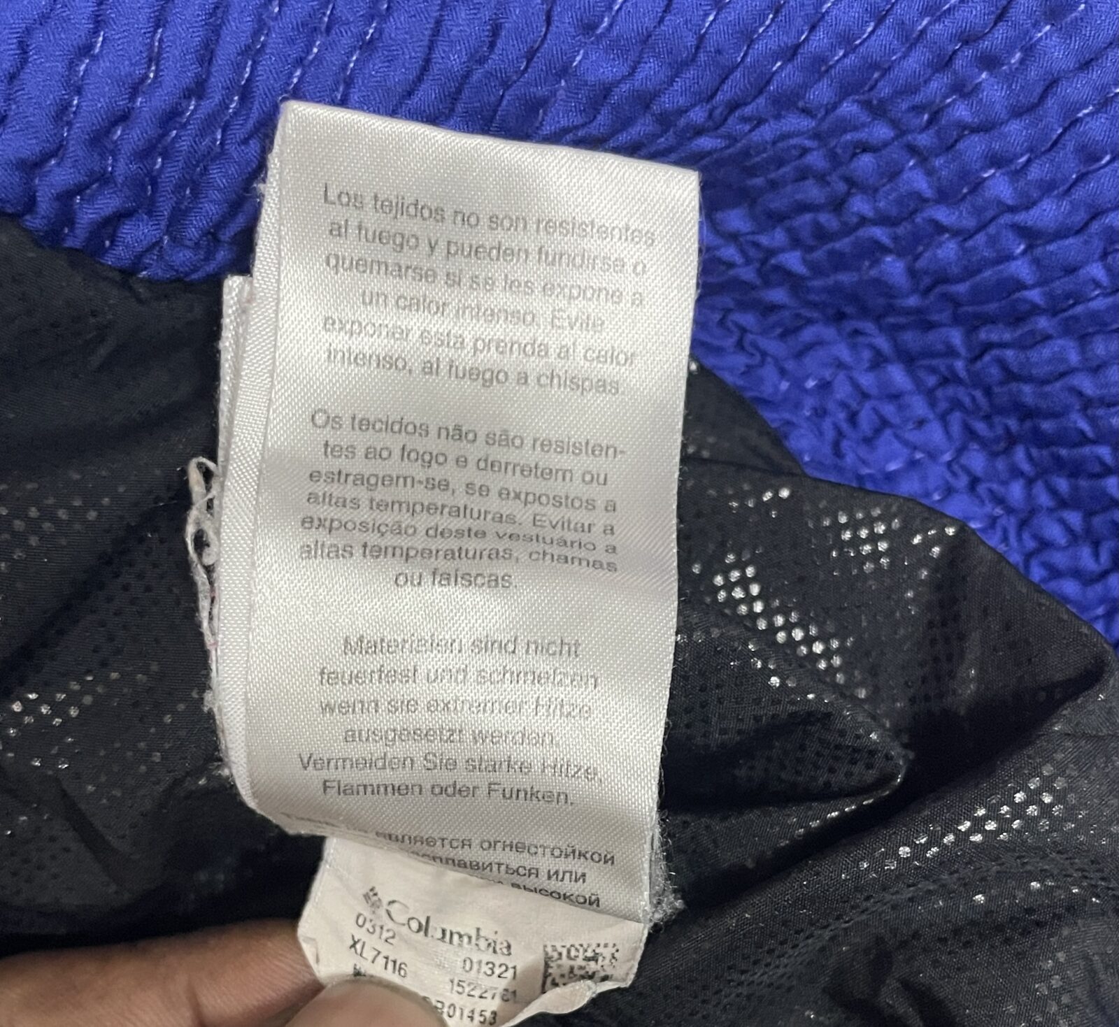 Columbia Omni Heat Winter Jacket Blue -M