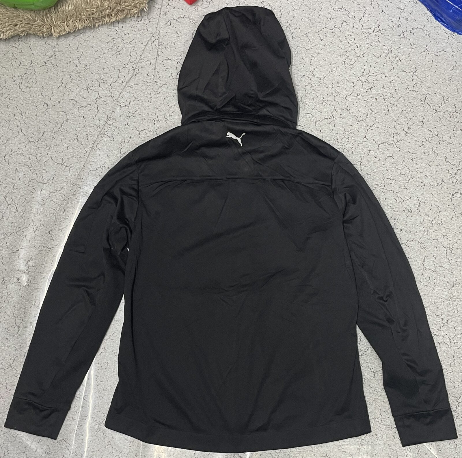 Puma Softshell Hooded Jacket Windproof Active Sports Track Jacket-M