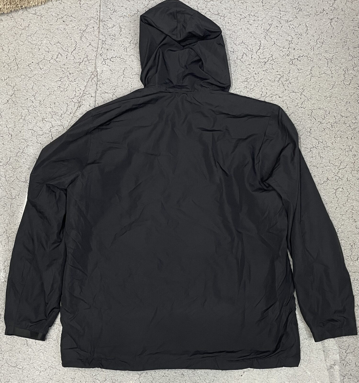 Adidas Primeblue Hooded Windbreaker Black Lightweight Running Jacket
