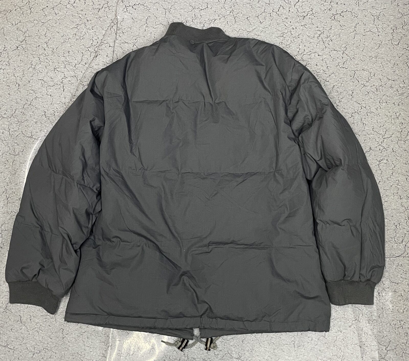ASICS padded winter bomber-style puffer Jacket Grey XL