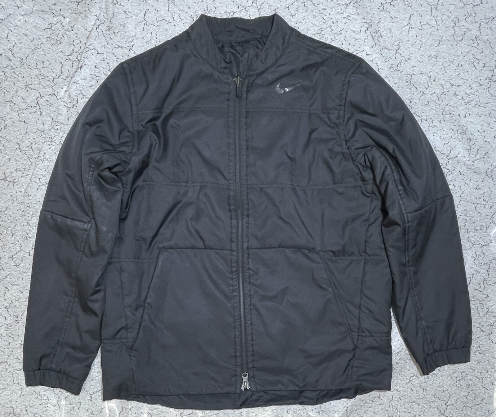 Nike Reversible Black Winter Jacket Lightweight Insulated XL
