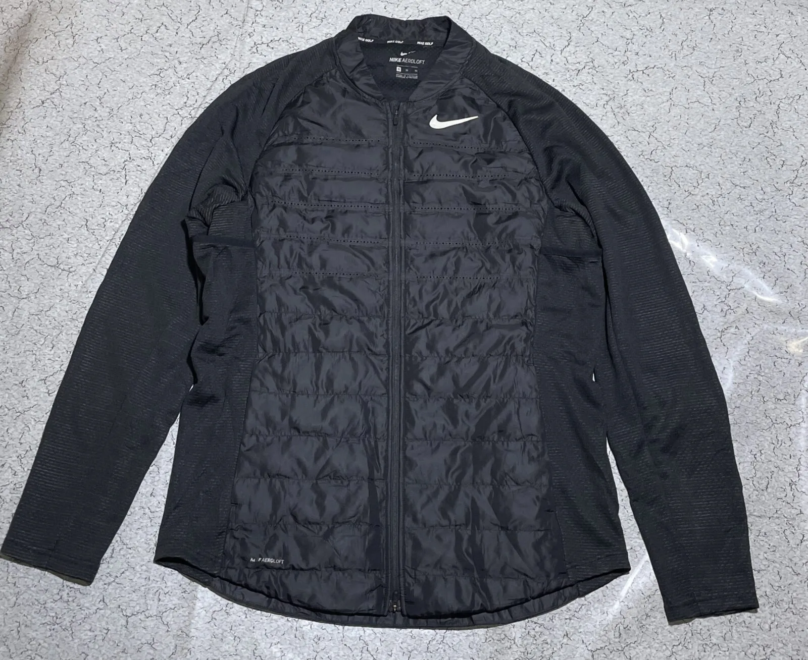 Nike Aeroloft Running Lightweight Insulated Track Jacket Black XL