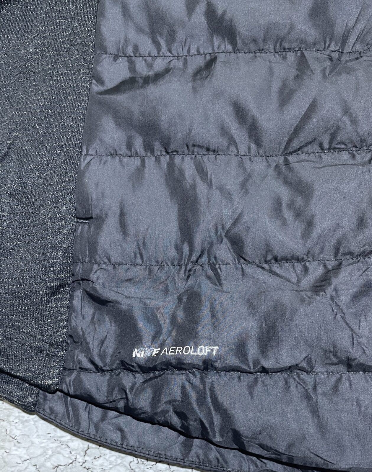 Nike Aeroloft Running Lightweight Insulated Track Jacket Black XL