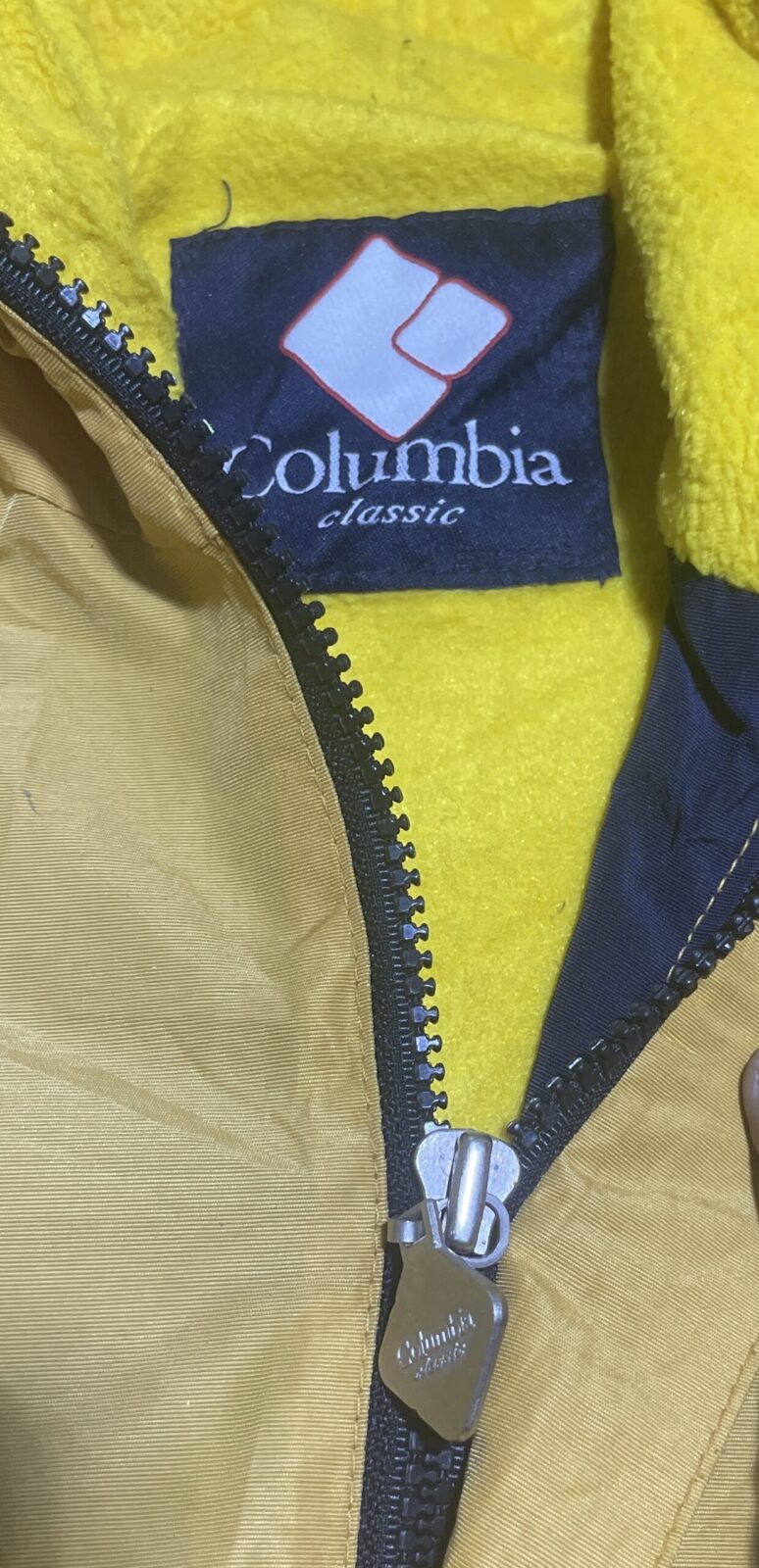 Columbia Classic Pullover Windbreaker Jacket Hooded Front Pocket Xxl