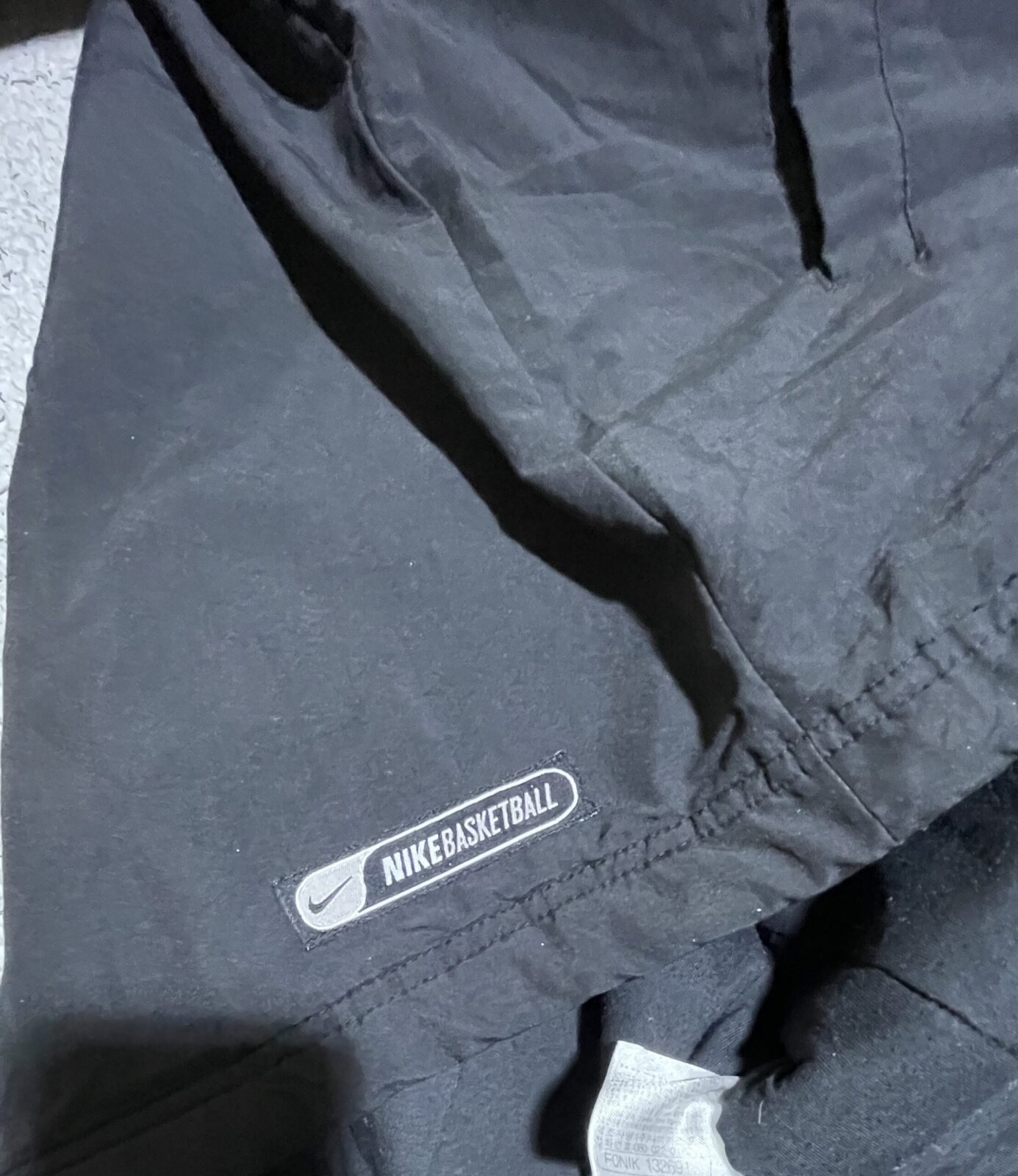 Nike Basketball Black Hooded Windbreaker Jacket – Size XL