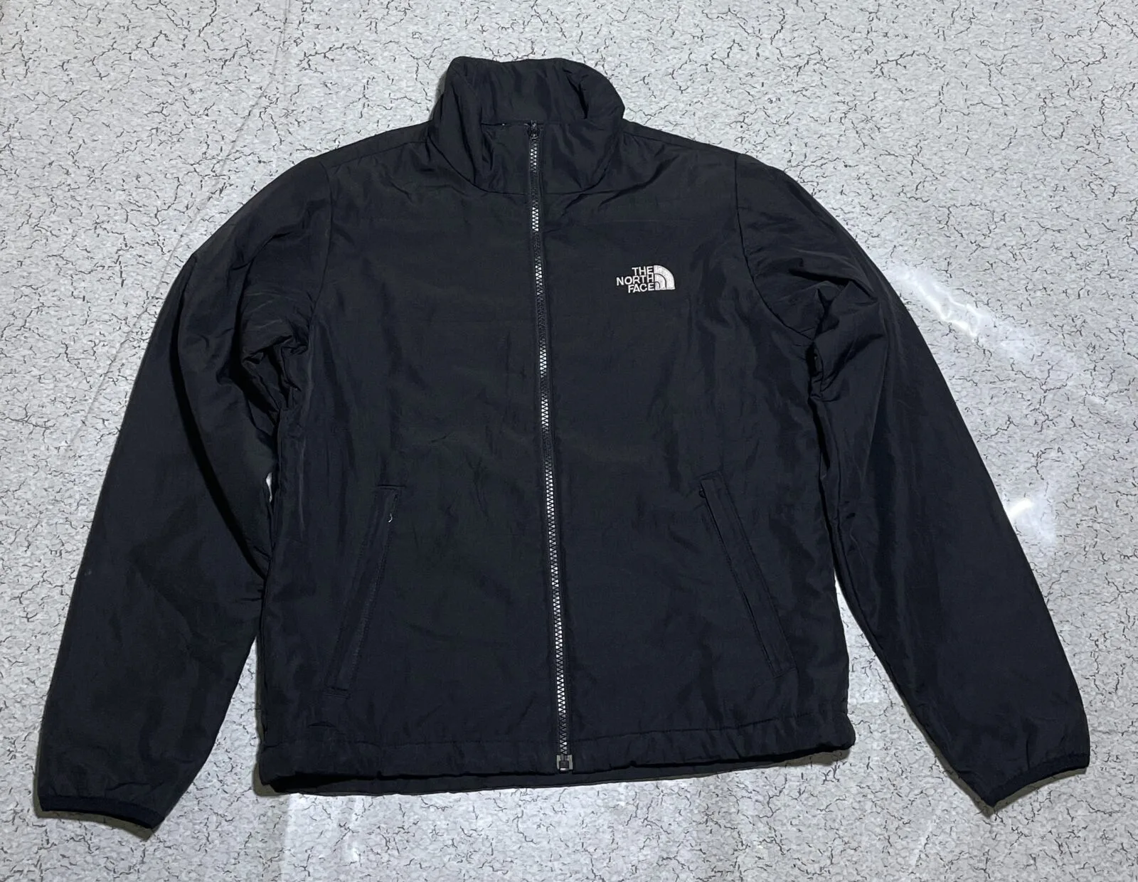 The North Face Black Lightweight Full Zip Jacket – Size S