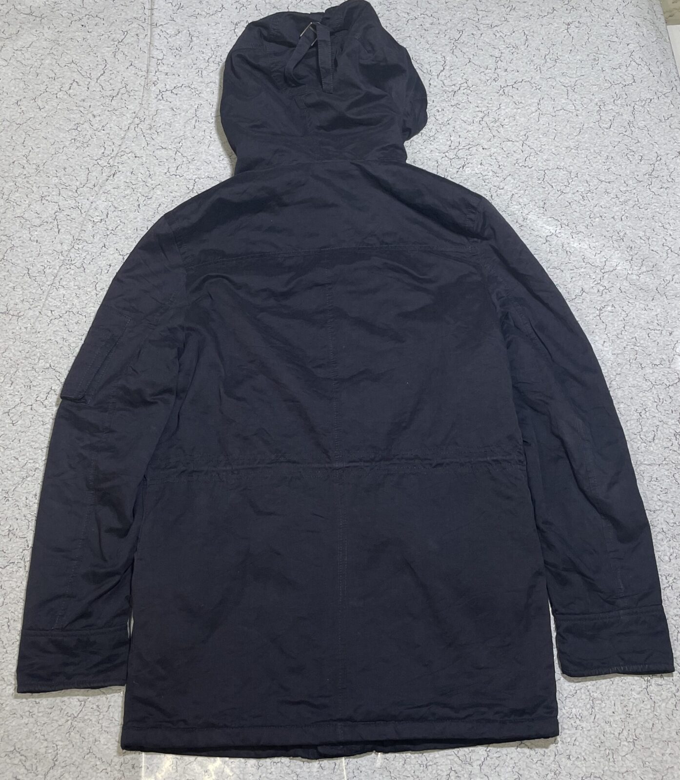 Calvin Klein Jeans Navy Blue Hooded Parka Jacket – L