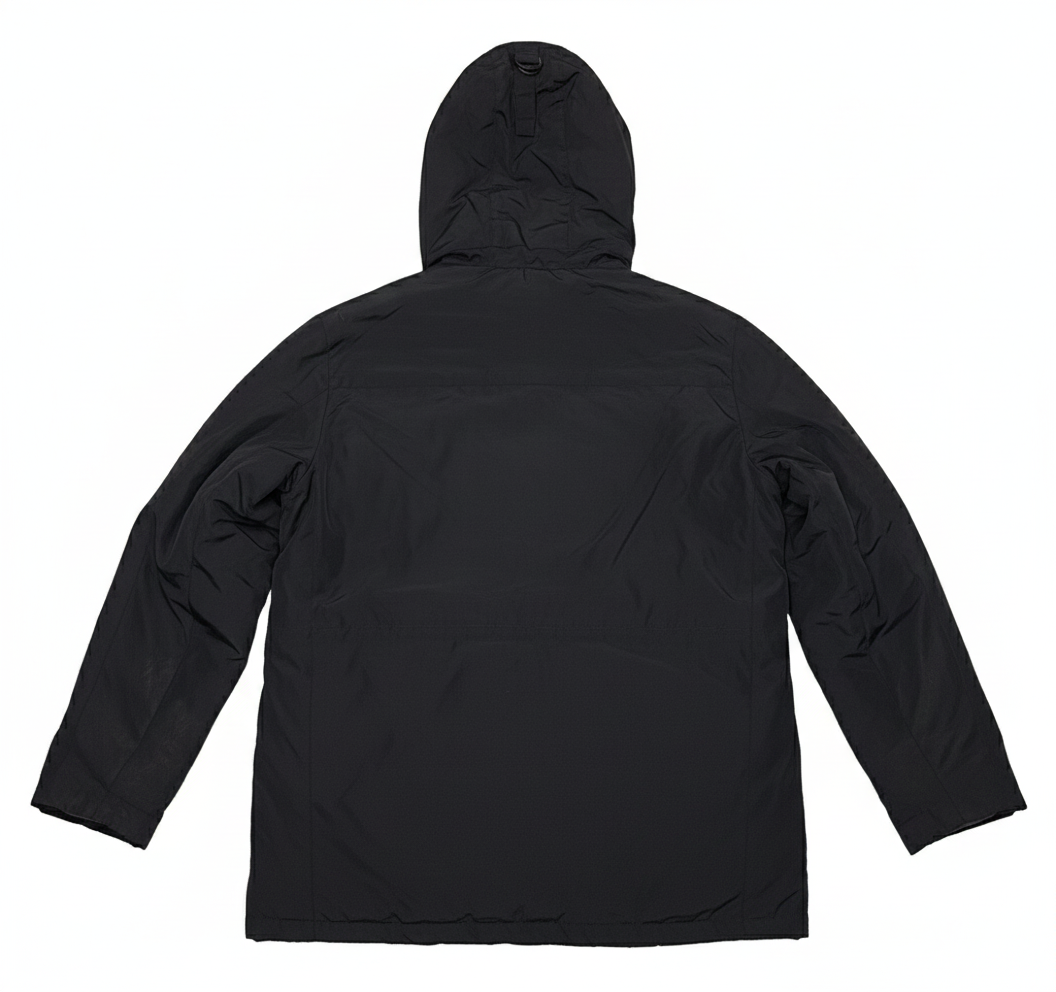 Dickies Winter Parka Hooded Heavy Warm Workwear Jacket Black XL