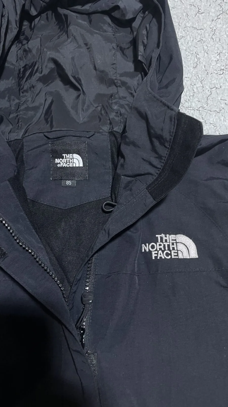 The North Face Hooded Windcheater Black Size S