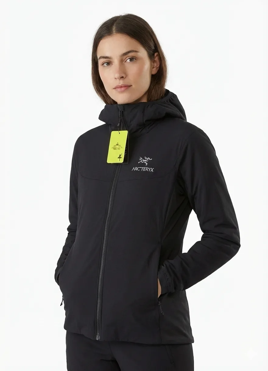 Arc’teryx Atom LT Hoody insulated mid-layer Track Jacket Black XS
