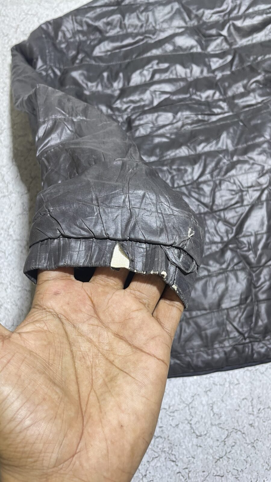 Black Yak Puffer Jacket Shiny Black S