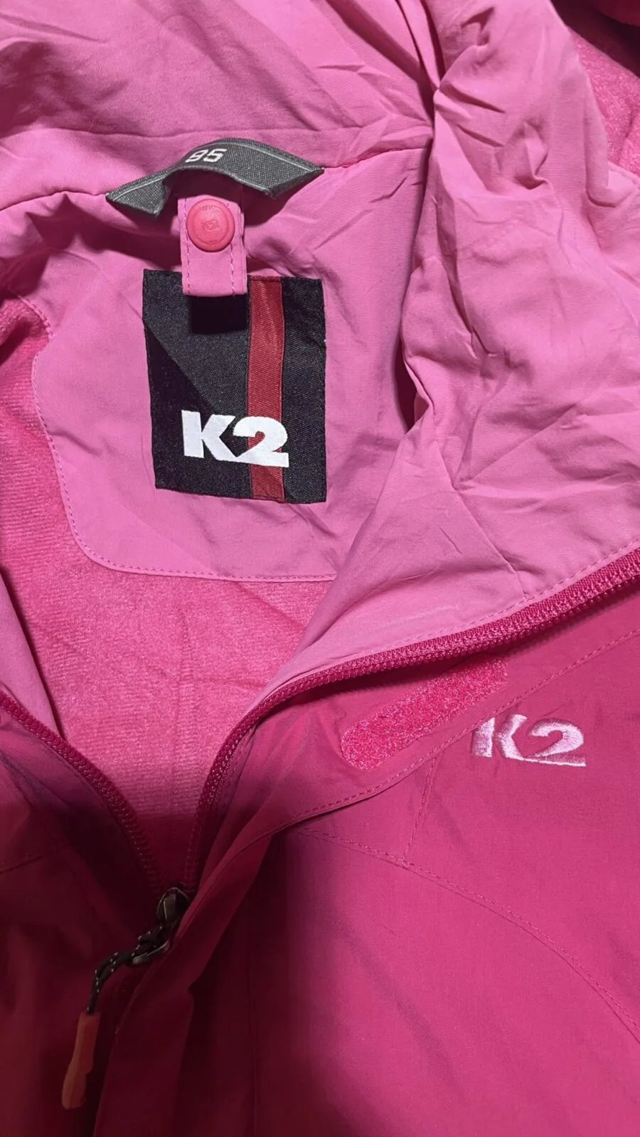 K2 Women’s waterproof Hooded Outdoor Jacket Pink S