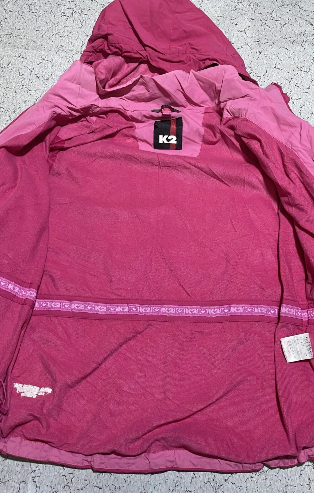 K2 Women’s waterproof Hooded Outdoor Jacket Pink S