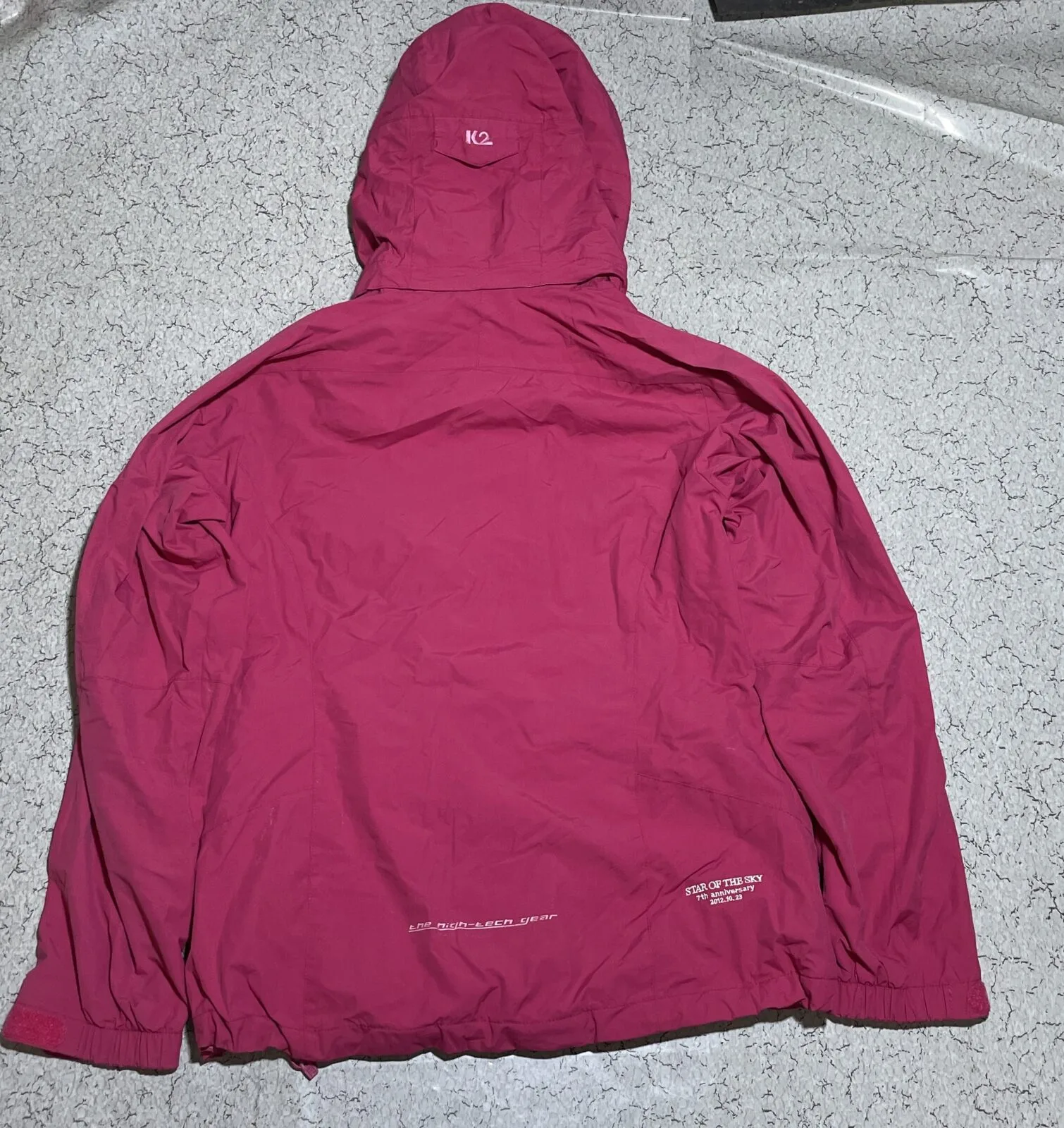K2 Women’s waterproof Hooded Outdoor Jacket Pink S