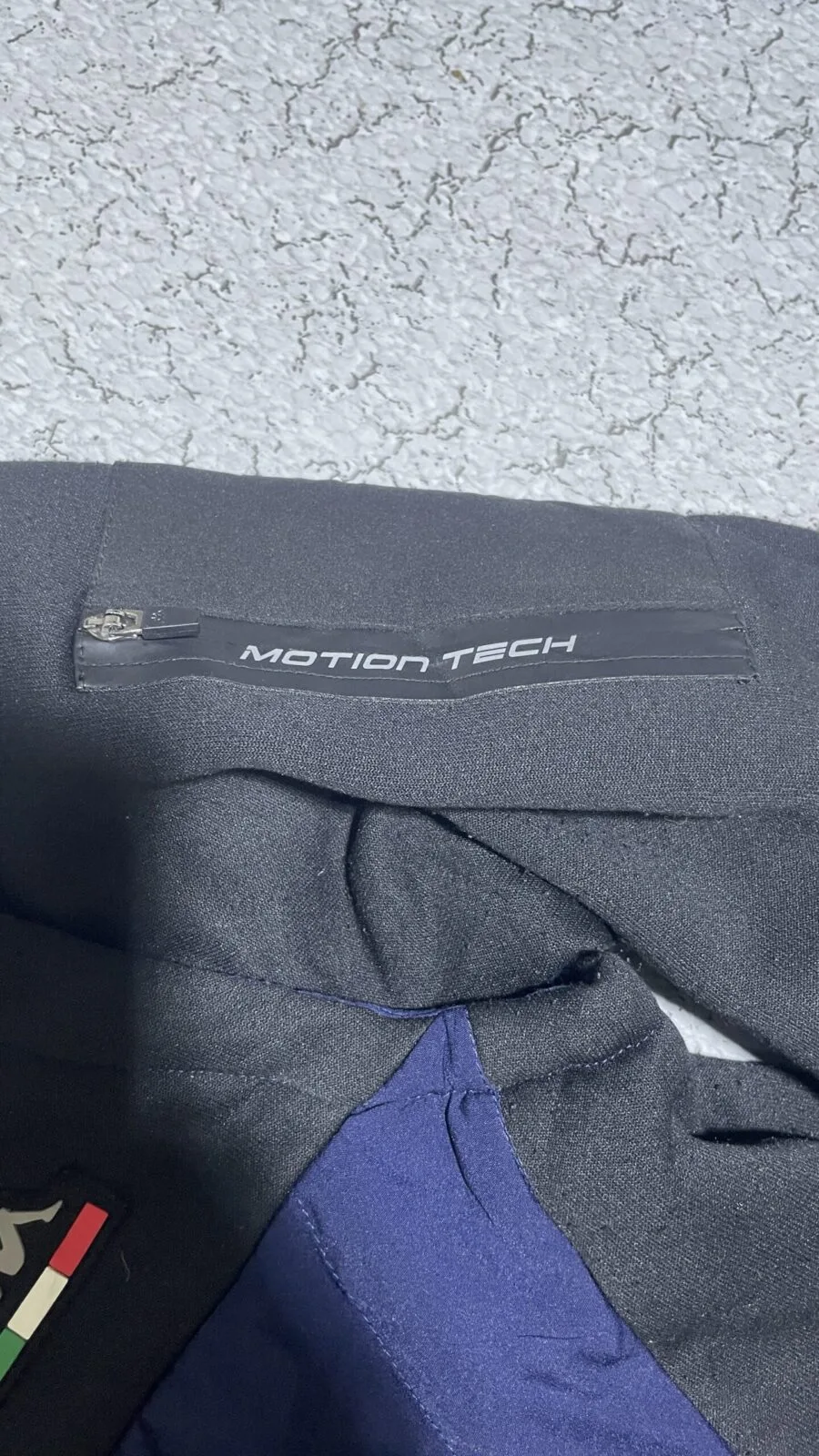 Kappa Motion Tech Men’s Navy Black Puffer Softshell Jacket Hood L