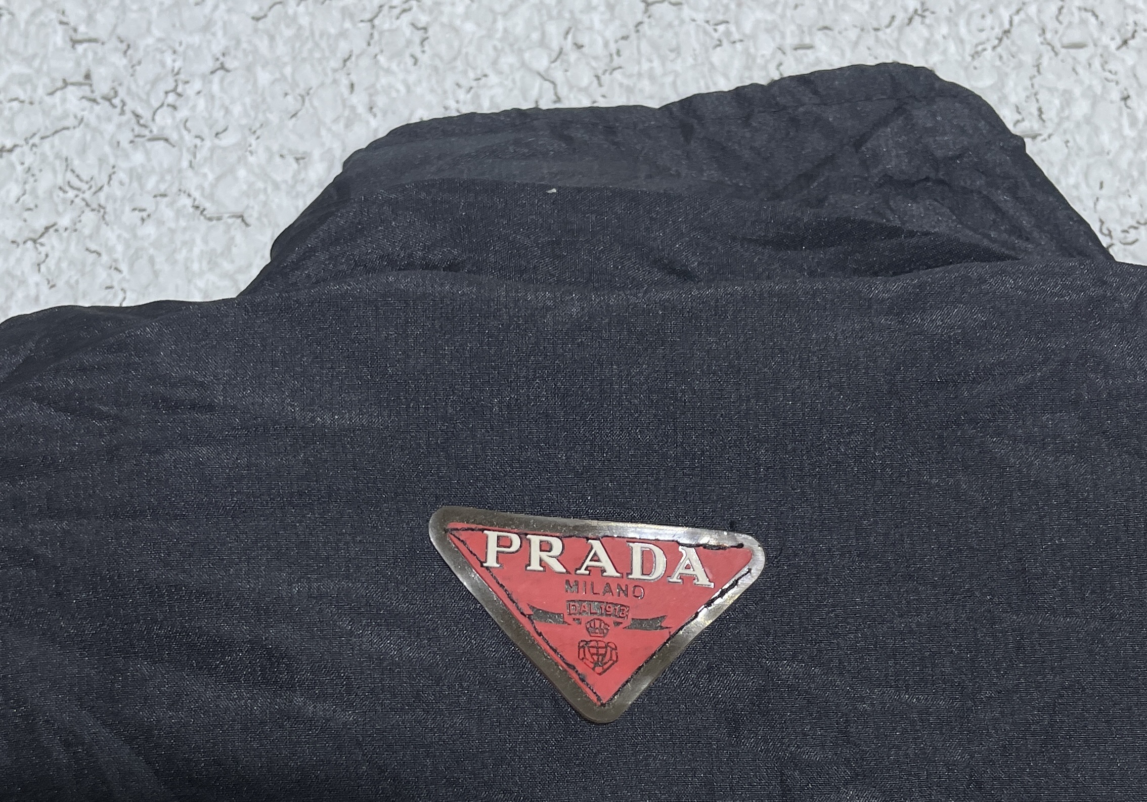 Prada Milano Vintage Nylon Padded Vest Made In Italy Authentic Xl