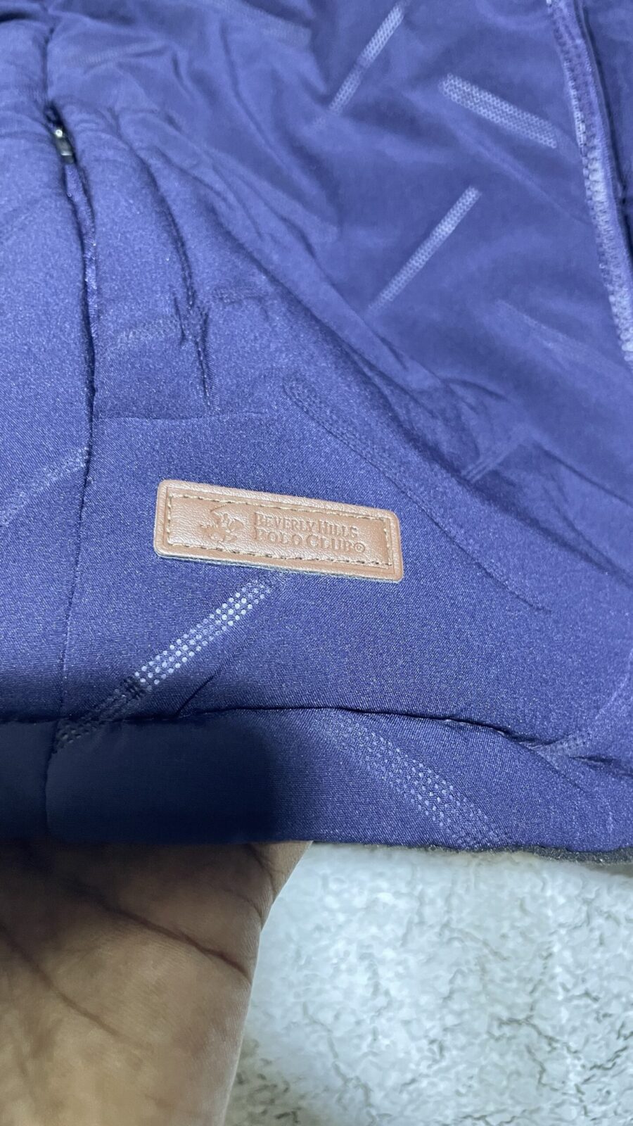 Beverly Hills Polo Club Navy Blue Puffer Jacket Men’s Size M