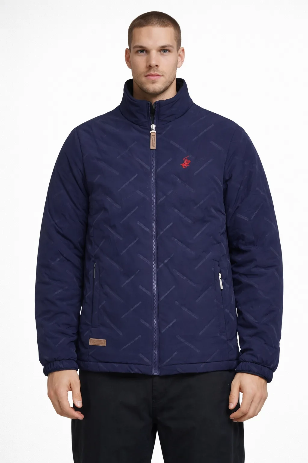 Beverly Hills Polo Club Navy Blue Puffer Jacket Men’s Size M