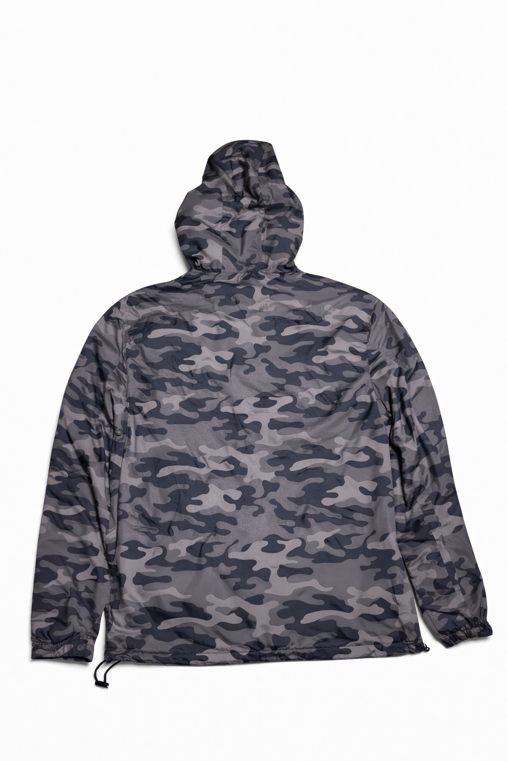 Zara Man Grey Camouflage Hooded Jacket Slim Fit Men’s Winter Wear Xl
