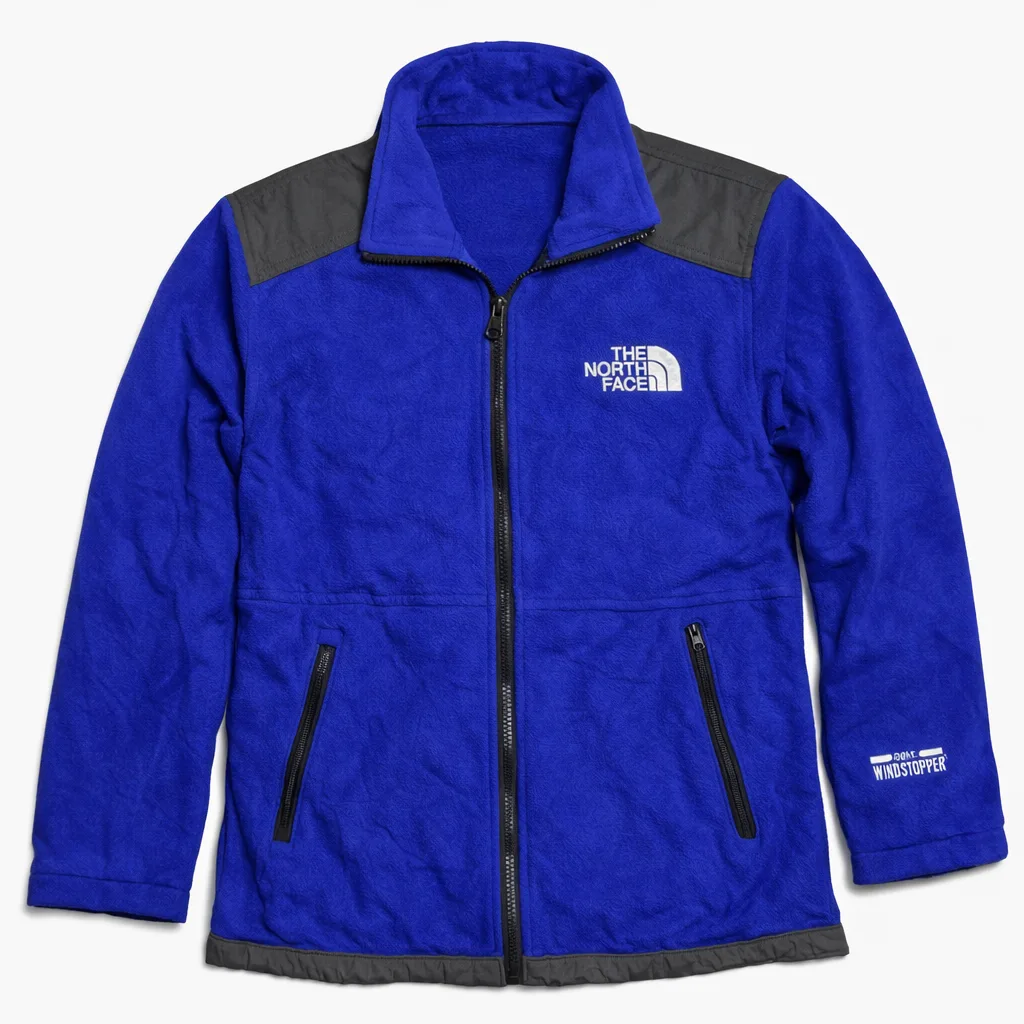 The North Face Summit Series Blue Fleece Jacket | Windstopper | Size L