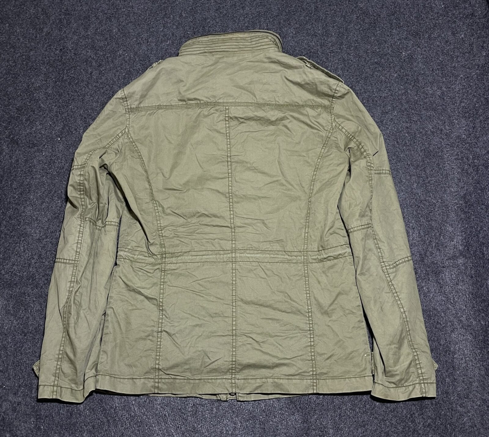 Vintage Style Nearby The Best Jeans Jacket Olive Green M