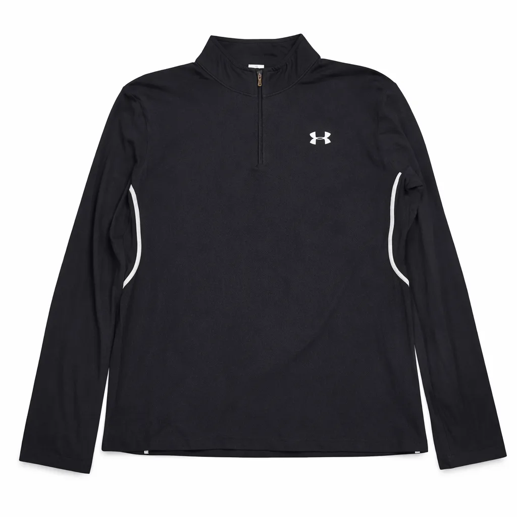 Under Armour Lightweight Fleece Quarter-Zip Sweater Black Size L