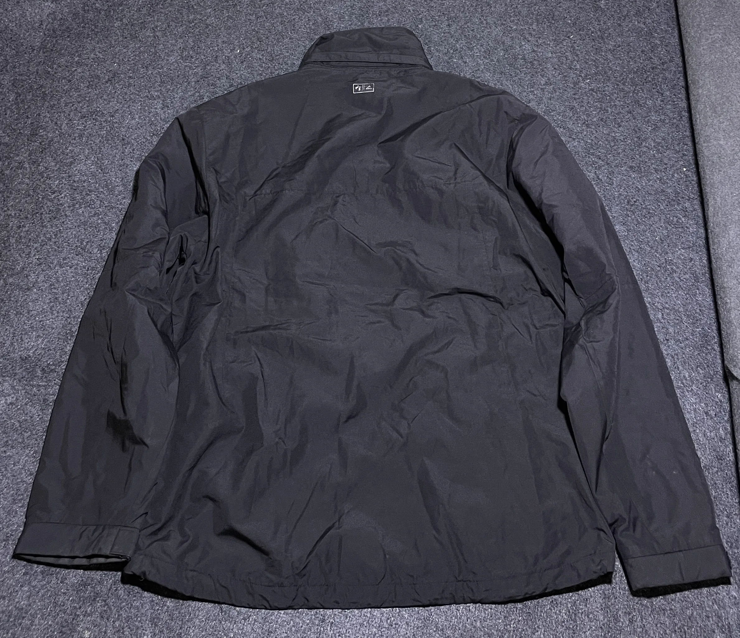 Adidas Waterproof Black Windbreaker Jacket Men’s Xl