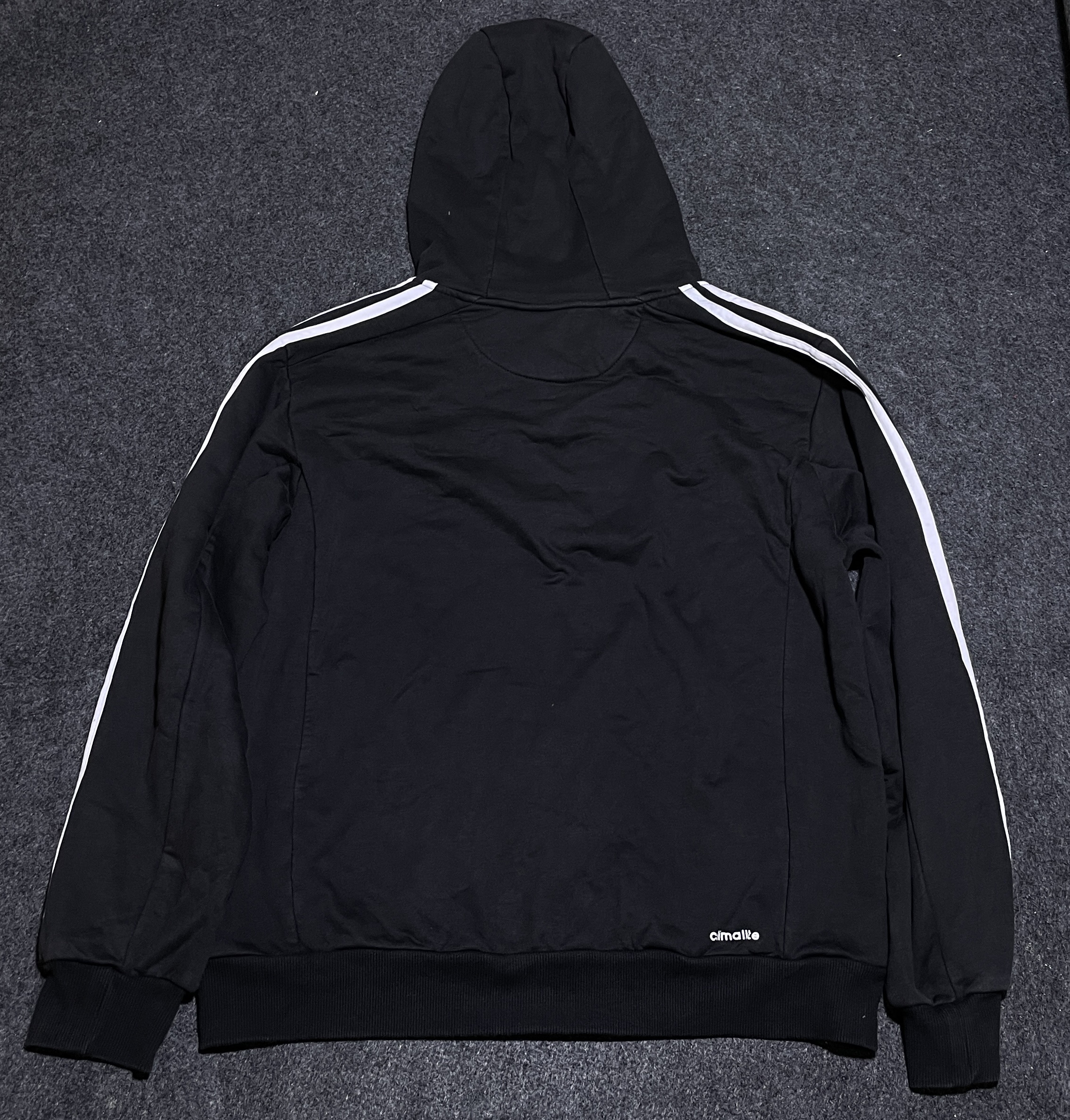 Adidas 3Stripes Climalite Hooded Jacket Black XL
