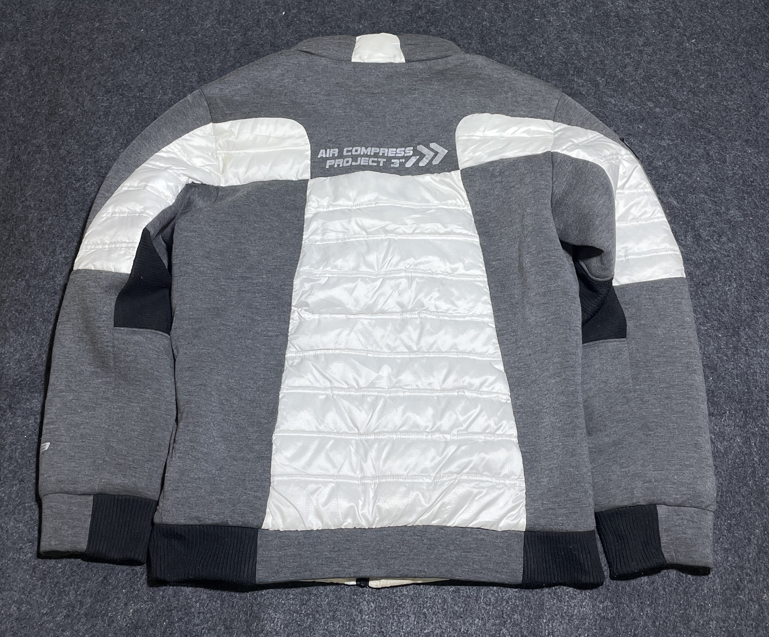 Scelido Hybrid Puffer Jacket Grey White Men’s Xl