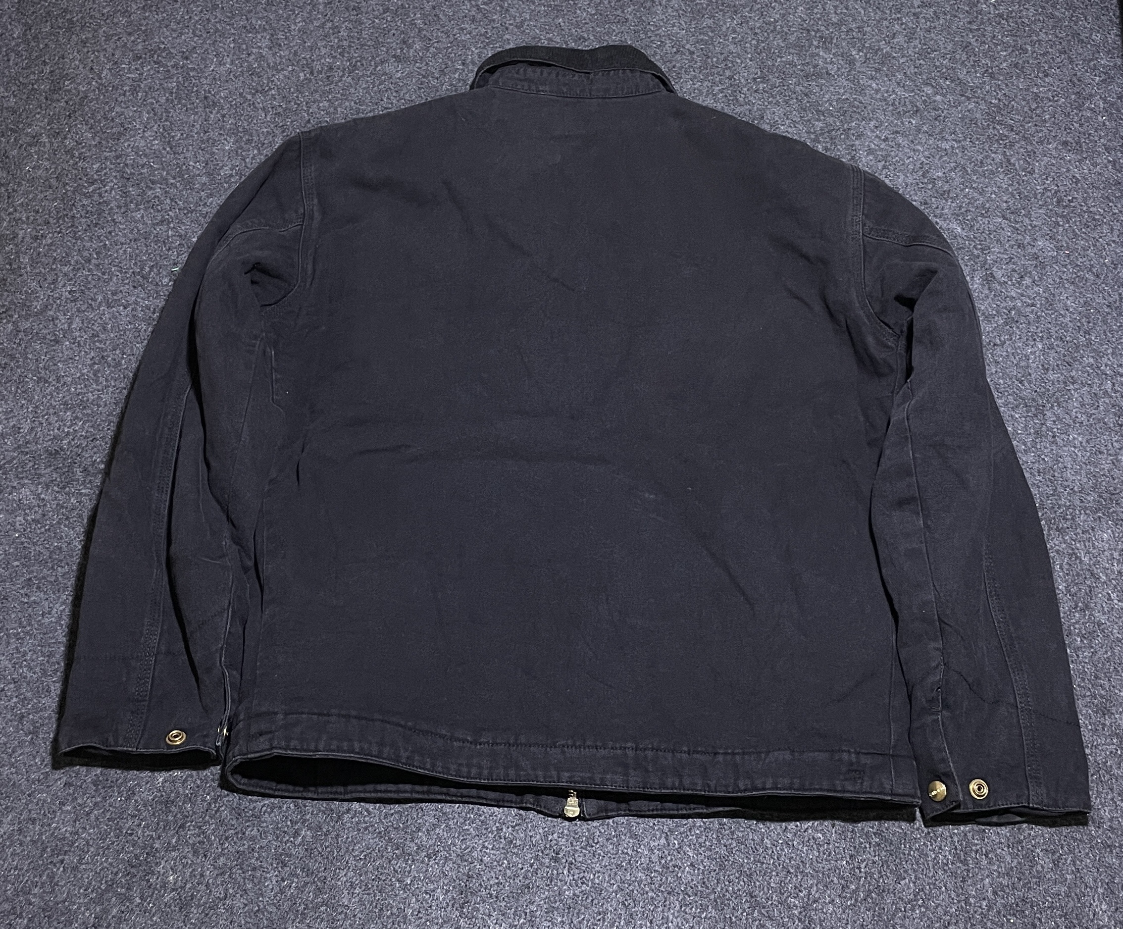 Carhartt Detroit Jacket Black Men’s M Workwear Cotton Canvas