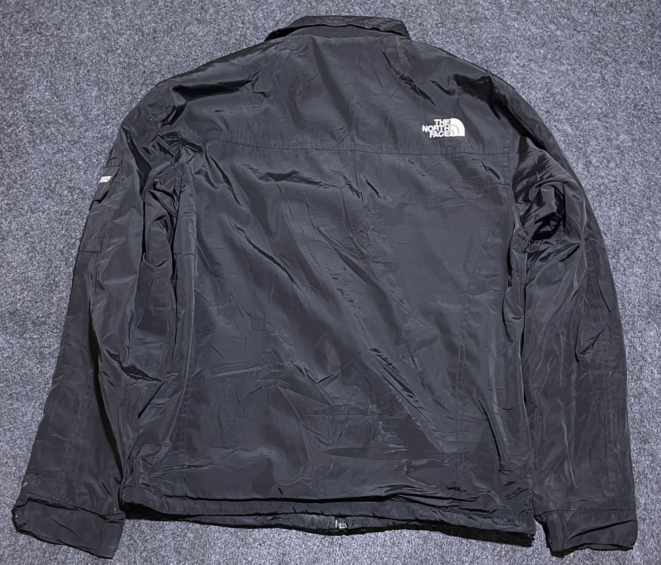 The North Face Black Waterproof Windbreaker Jacket Size L