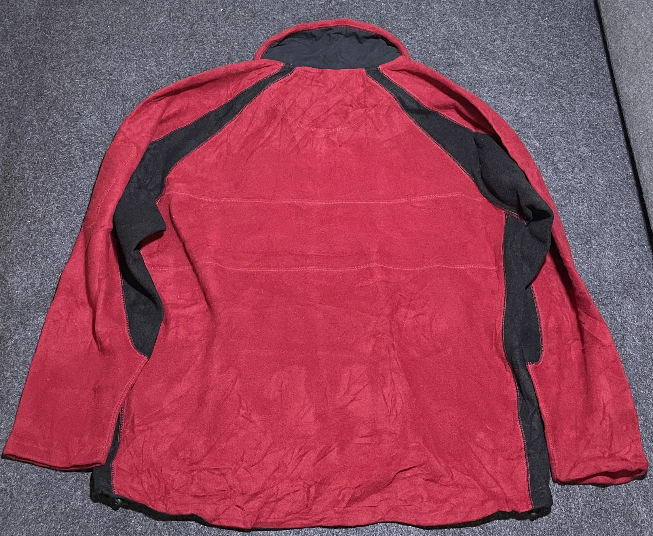 Vintage 90S Mondetta Canada Pullover Fleece Sweater Red Xxl