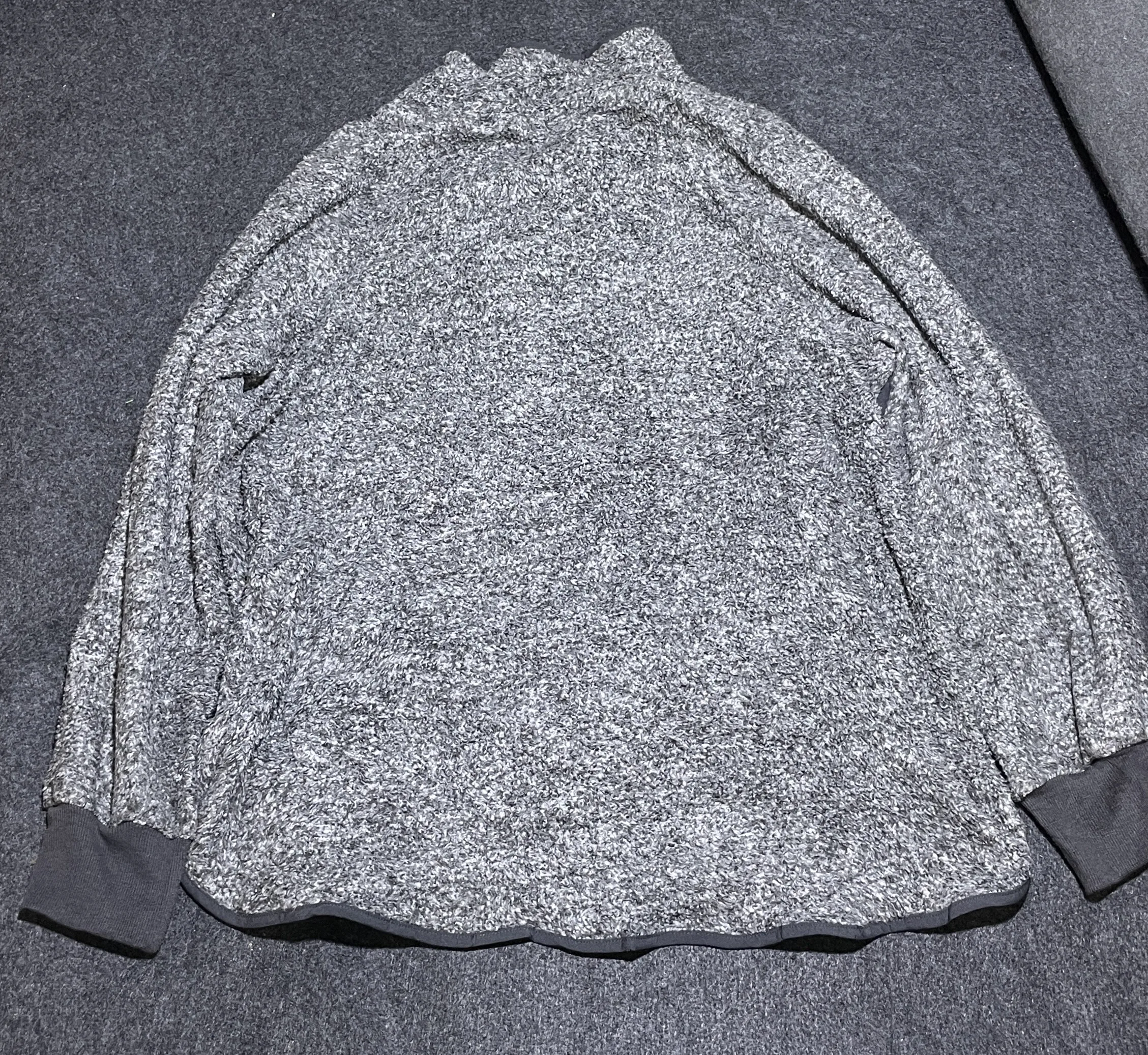 Amaryllis Women’s Sherpa Fleece & Quilted Pullover Grey Xl