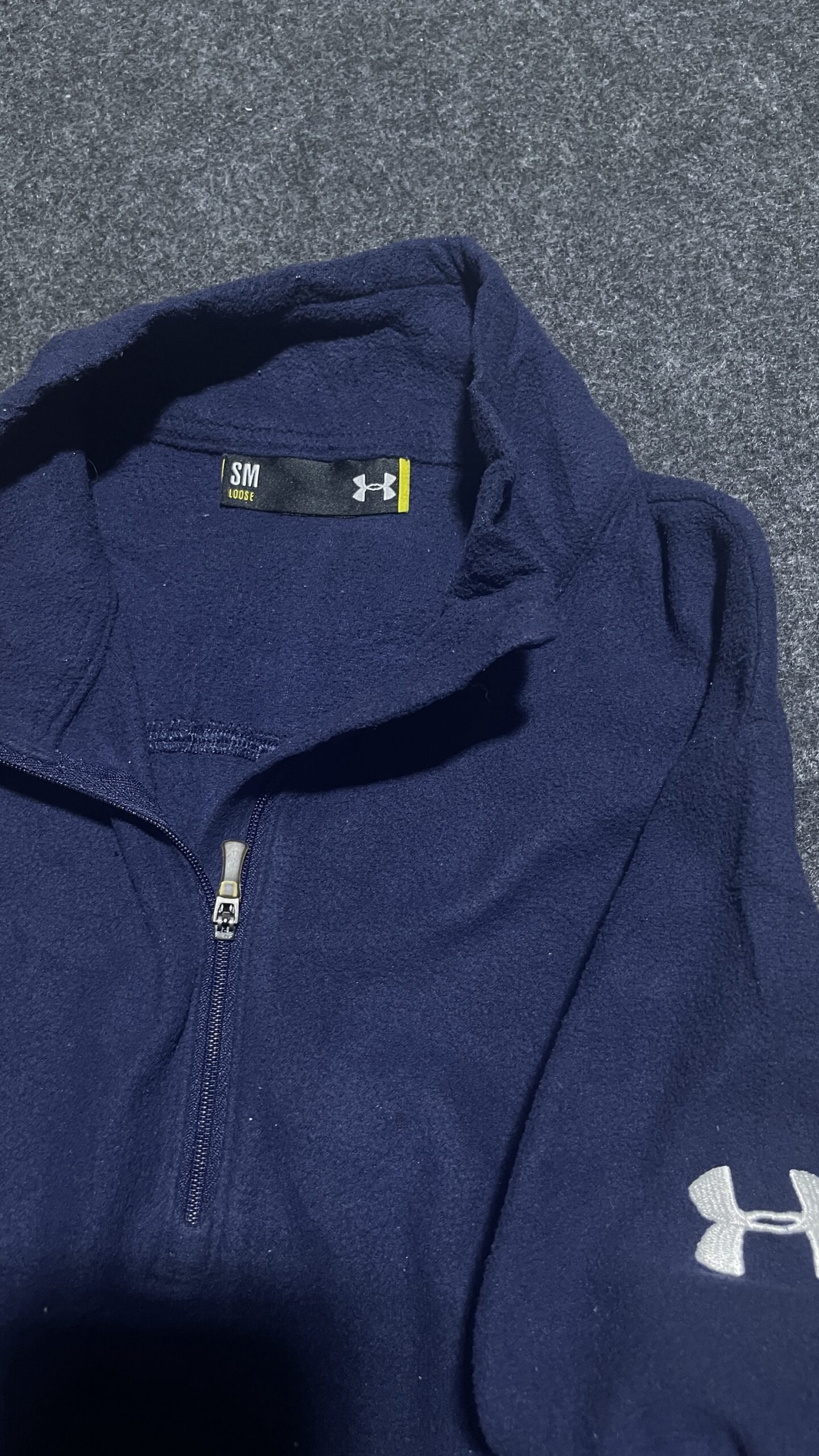 Under Armour Women’S Fleece Sweater Navy Blue Size S