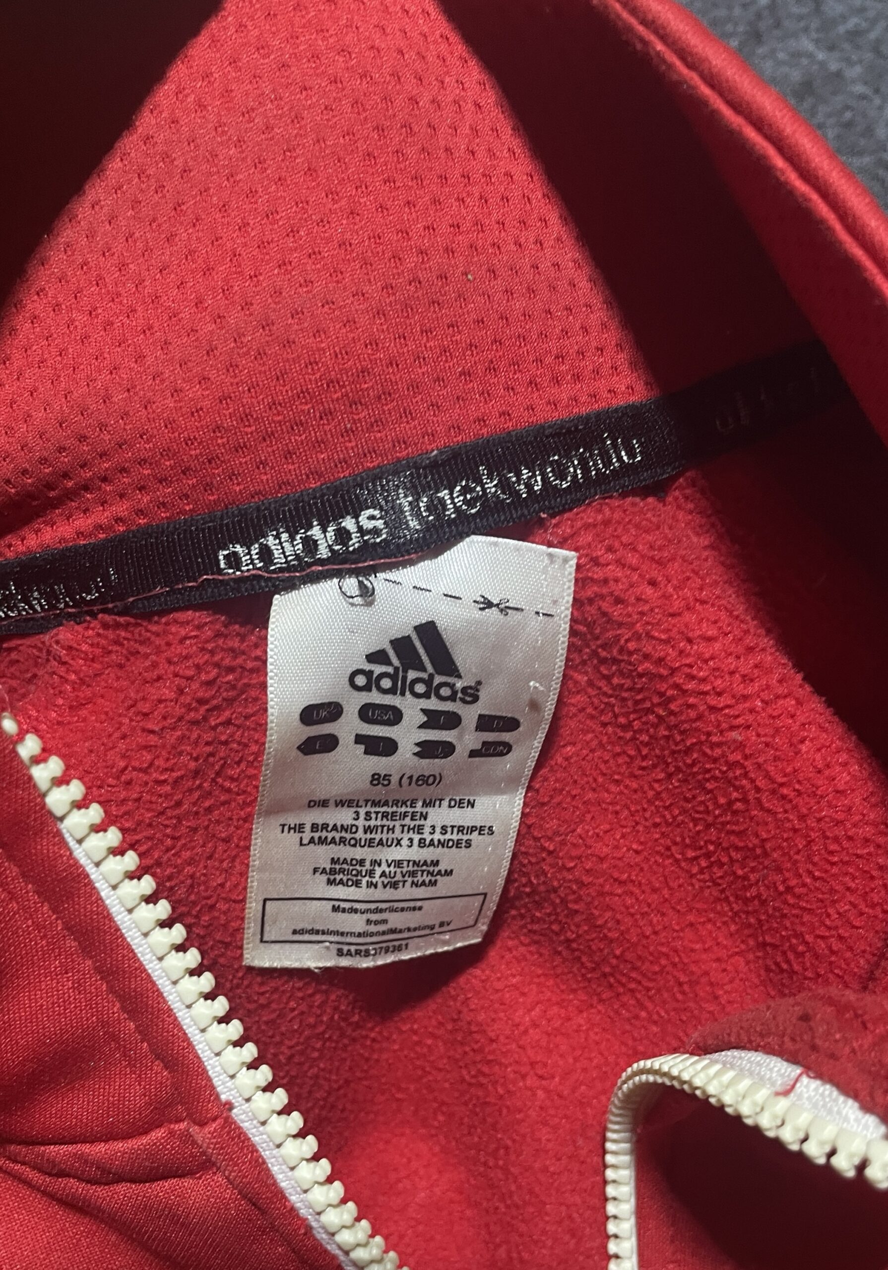 Adidas Climewarm Winter Track Jacket Red M