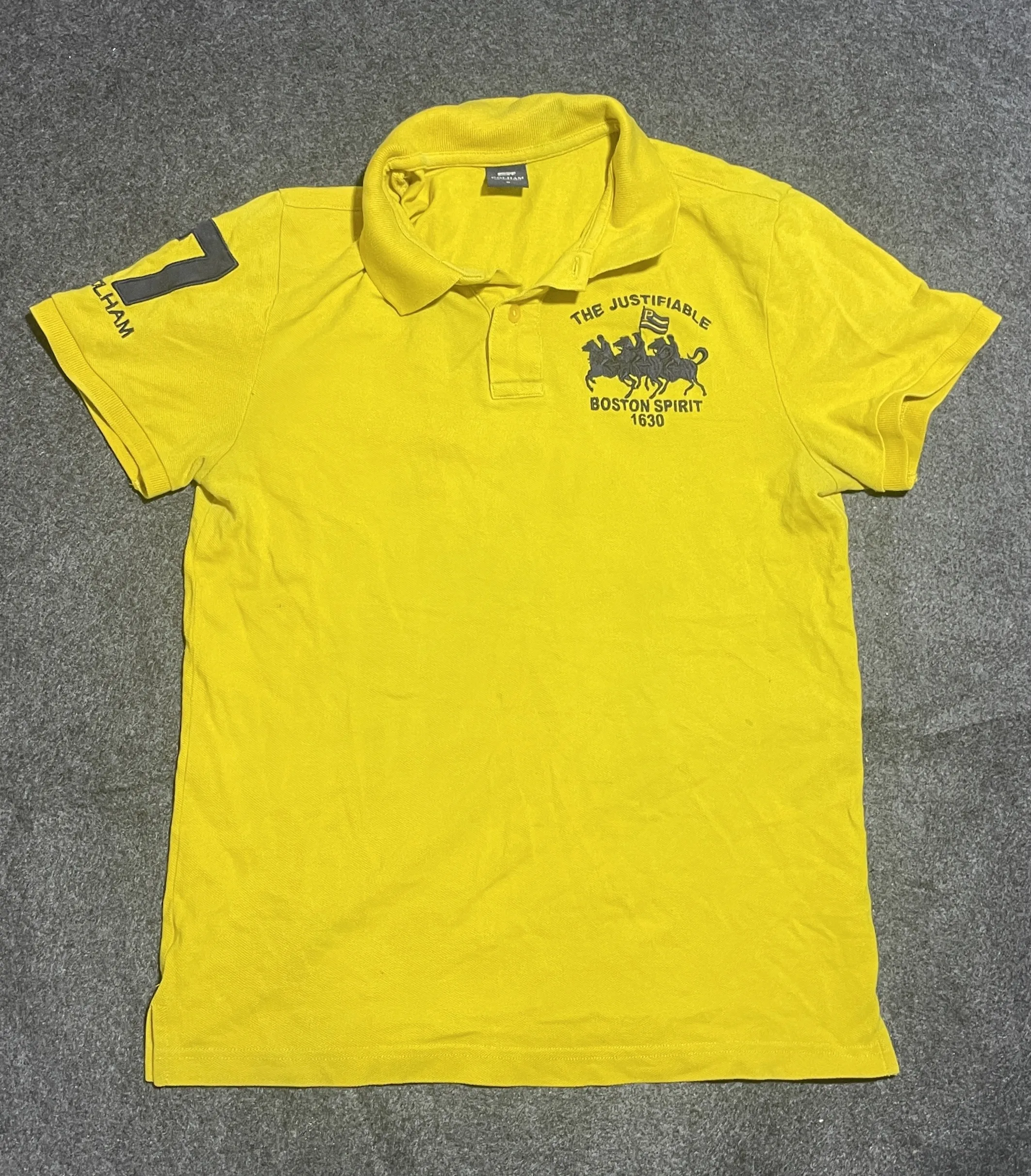 Polham Polo Cotton Tshirt Yellow M