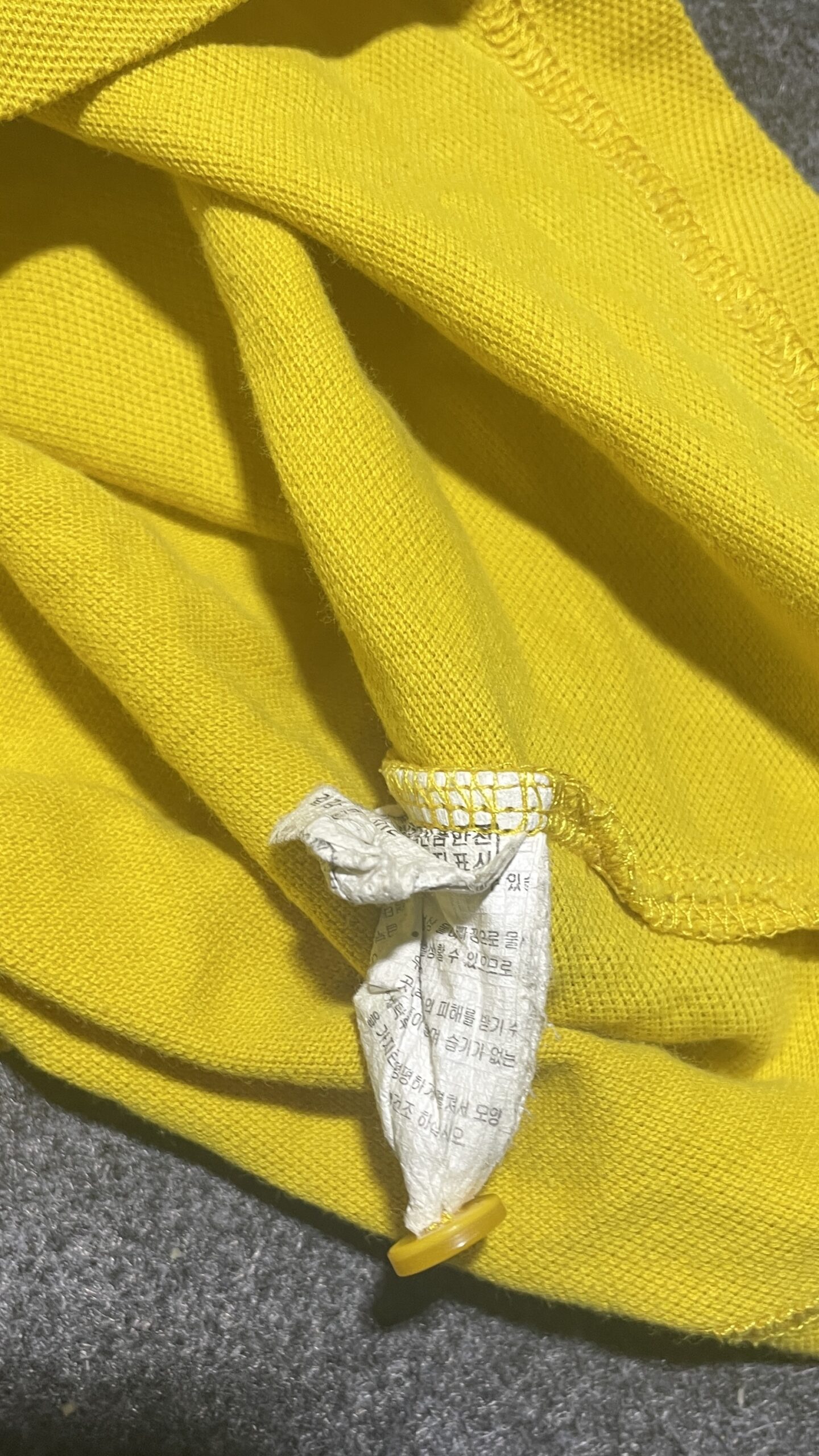 Polham Polo Cotton Tshirt Yellow M