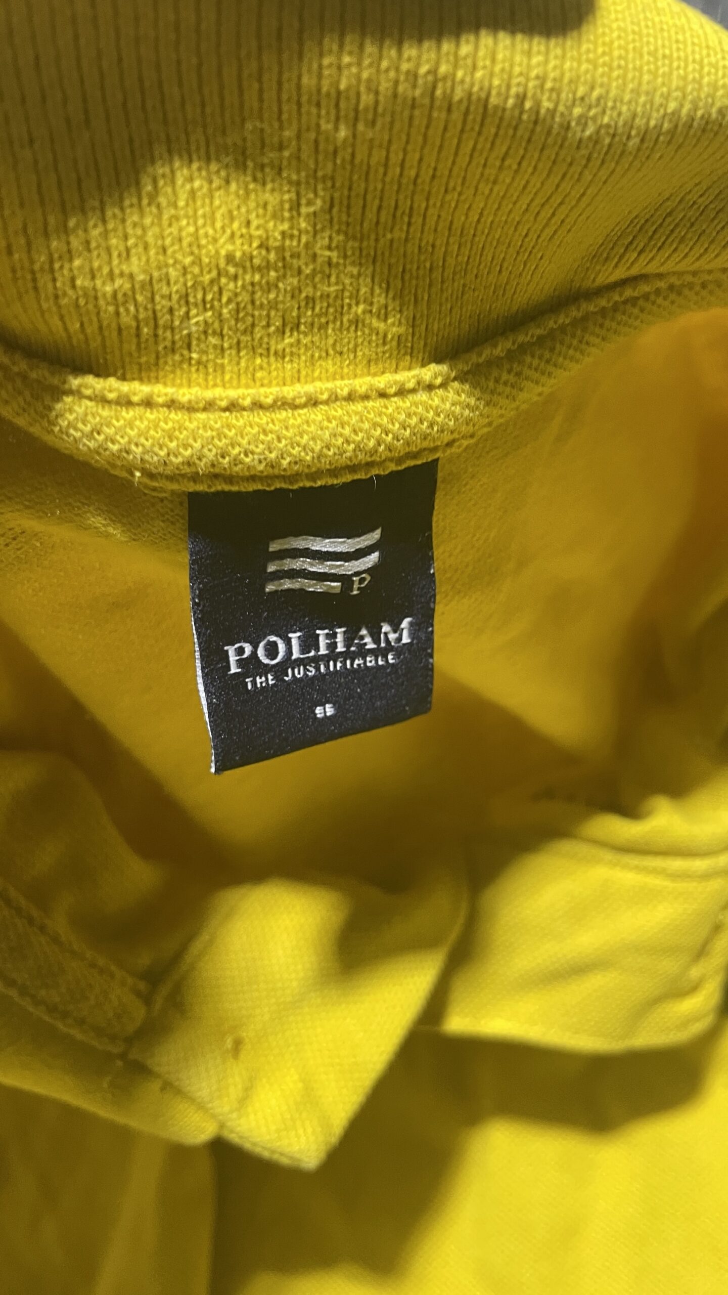 Polham Polo Cotton Tshirt Yellow M