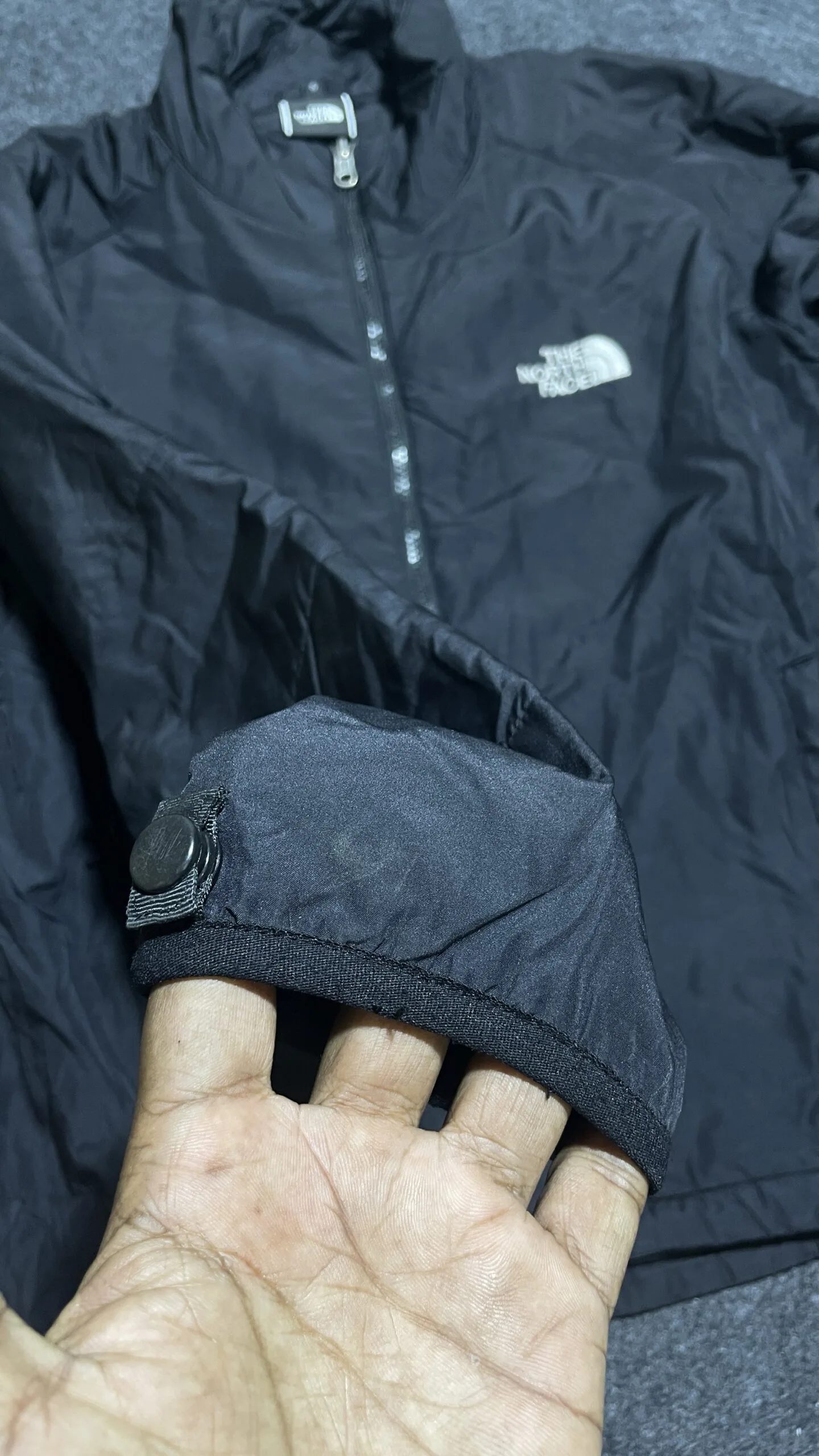 The North Face Puffer Jacket Lite Weight Black Size L
