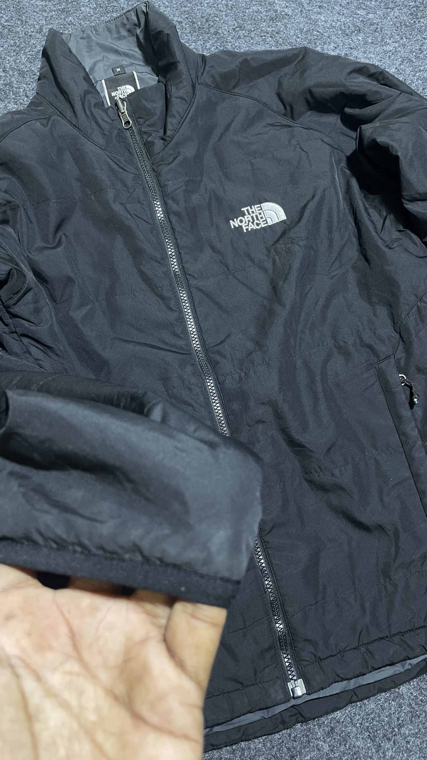The North Face Winter Jacket Lite Weight Black Size L