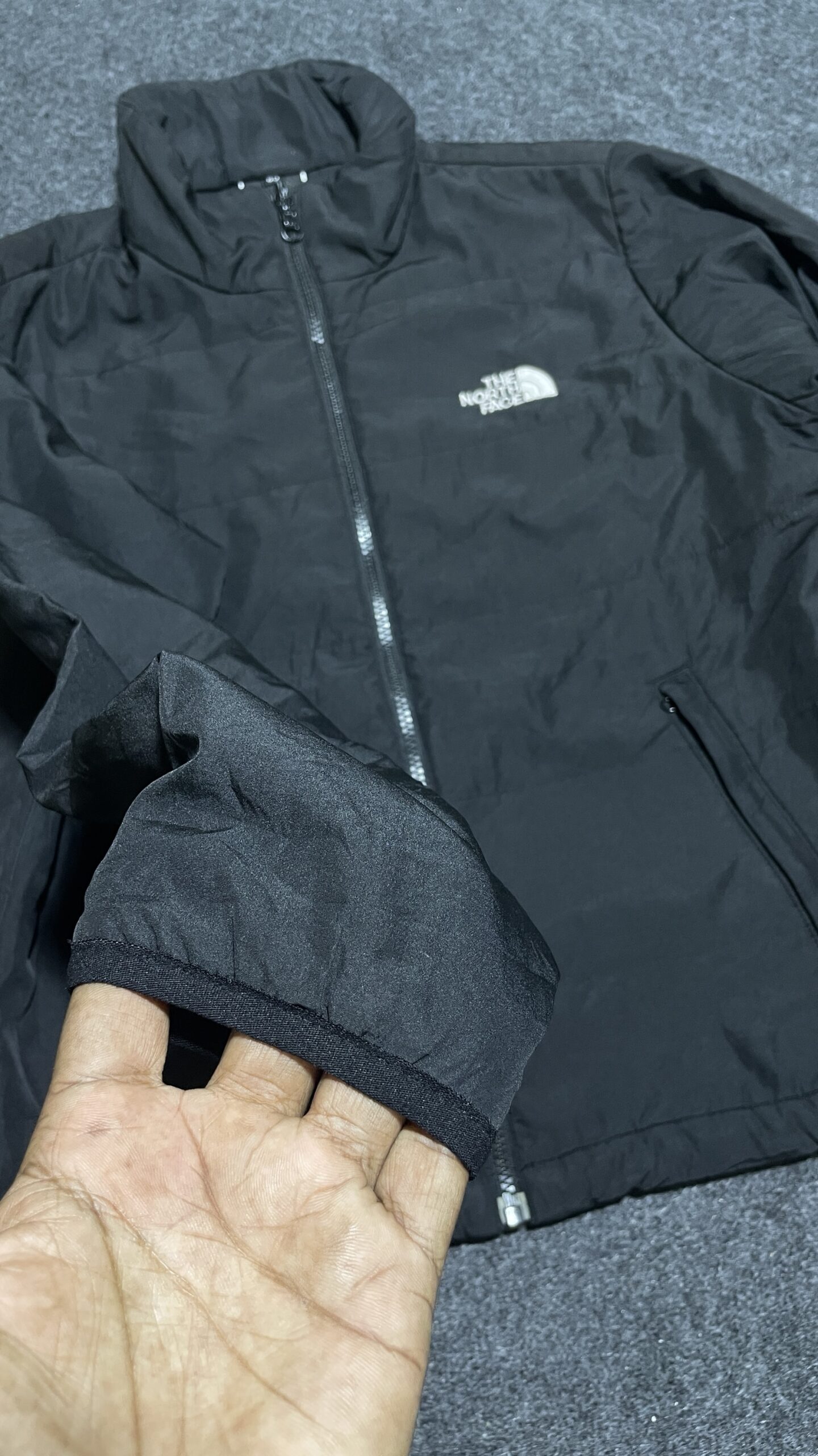 The North Face Puffer Lite Weight Jacket Black Unisex Size S
