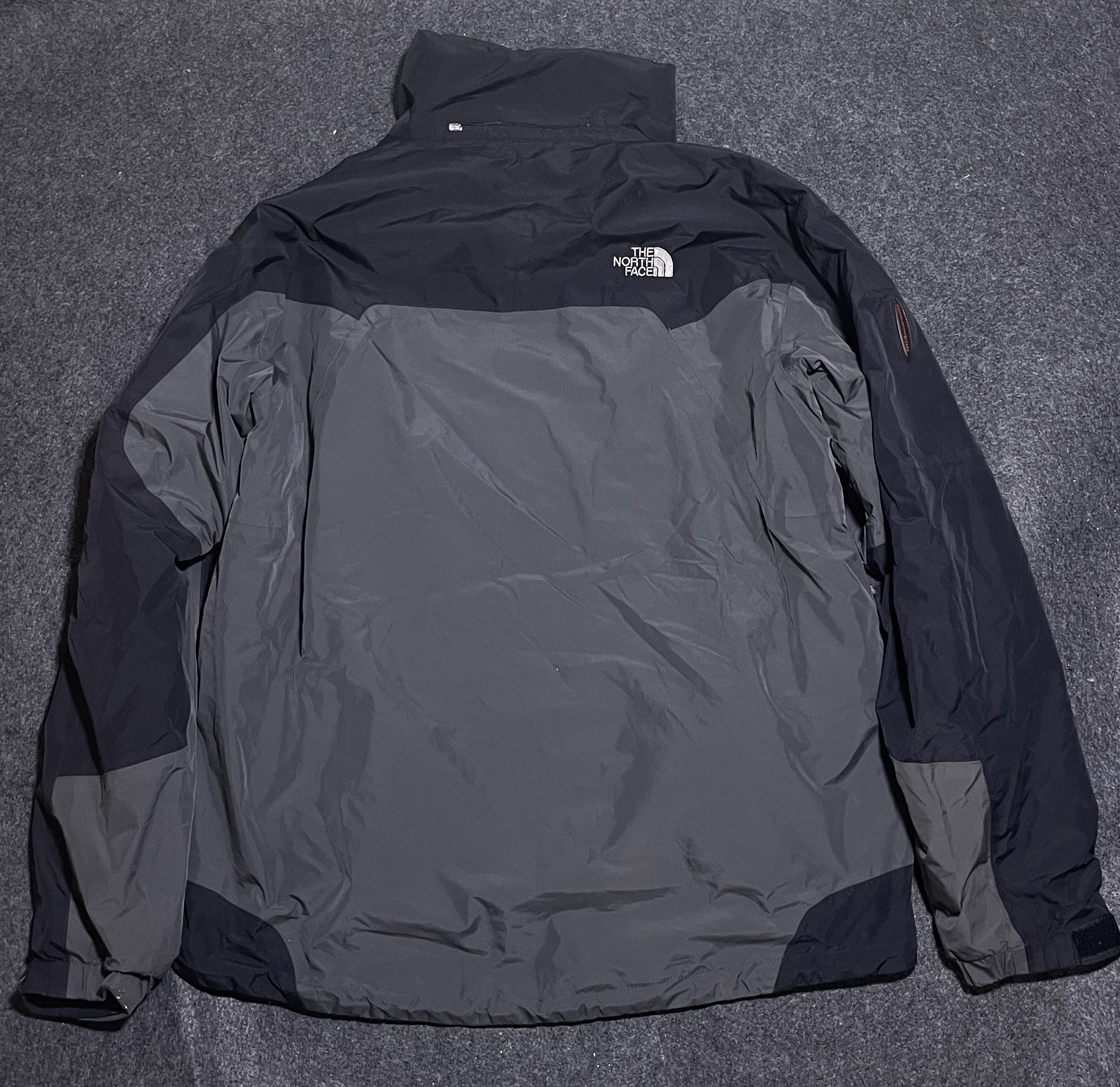 The North Face Goretex Winter Jacket Black Grey Xl