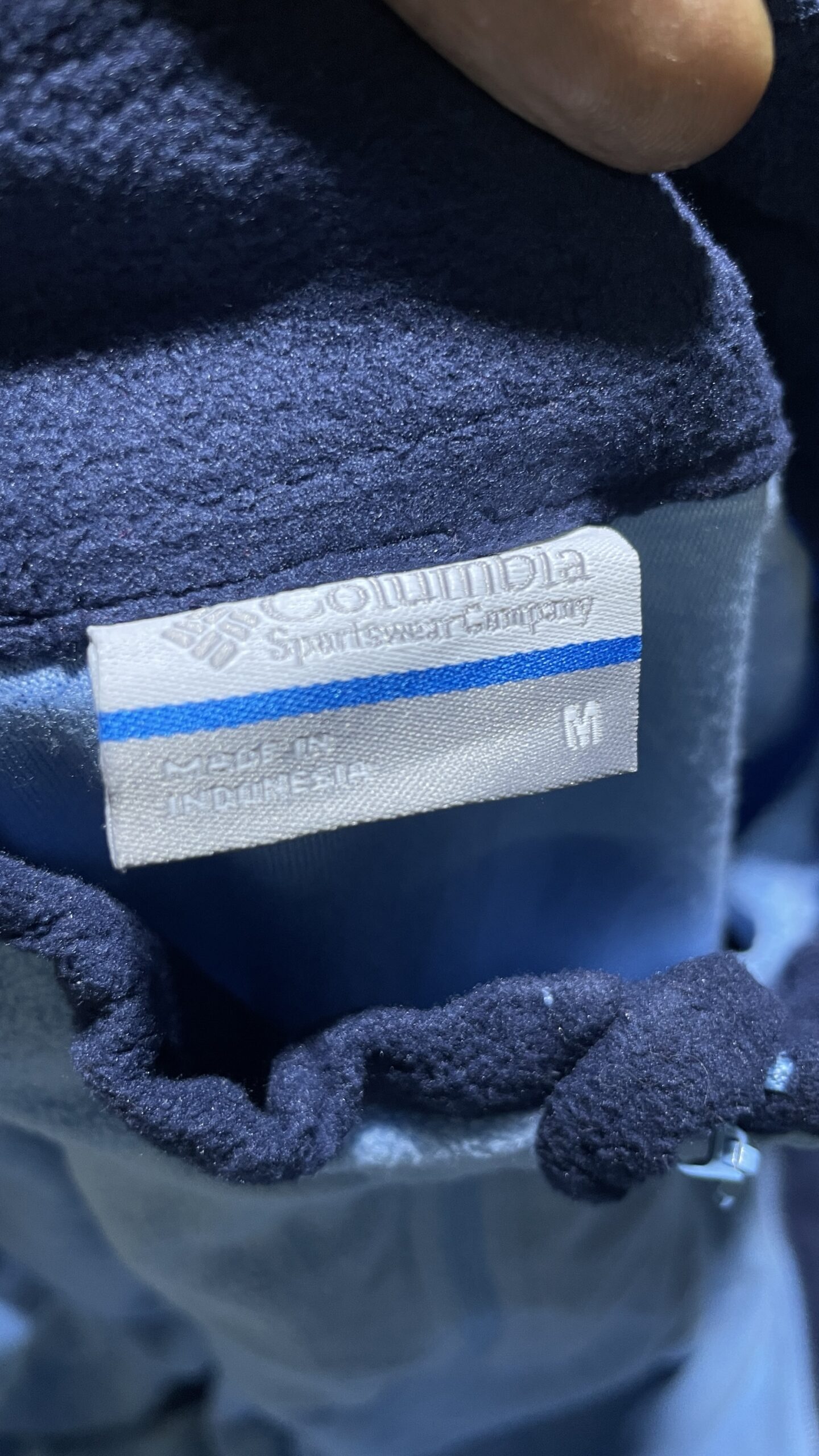 Columbia Winter Fleece Sweater Sky Blue Xl