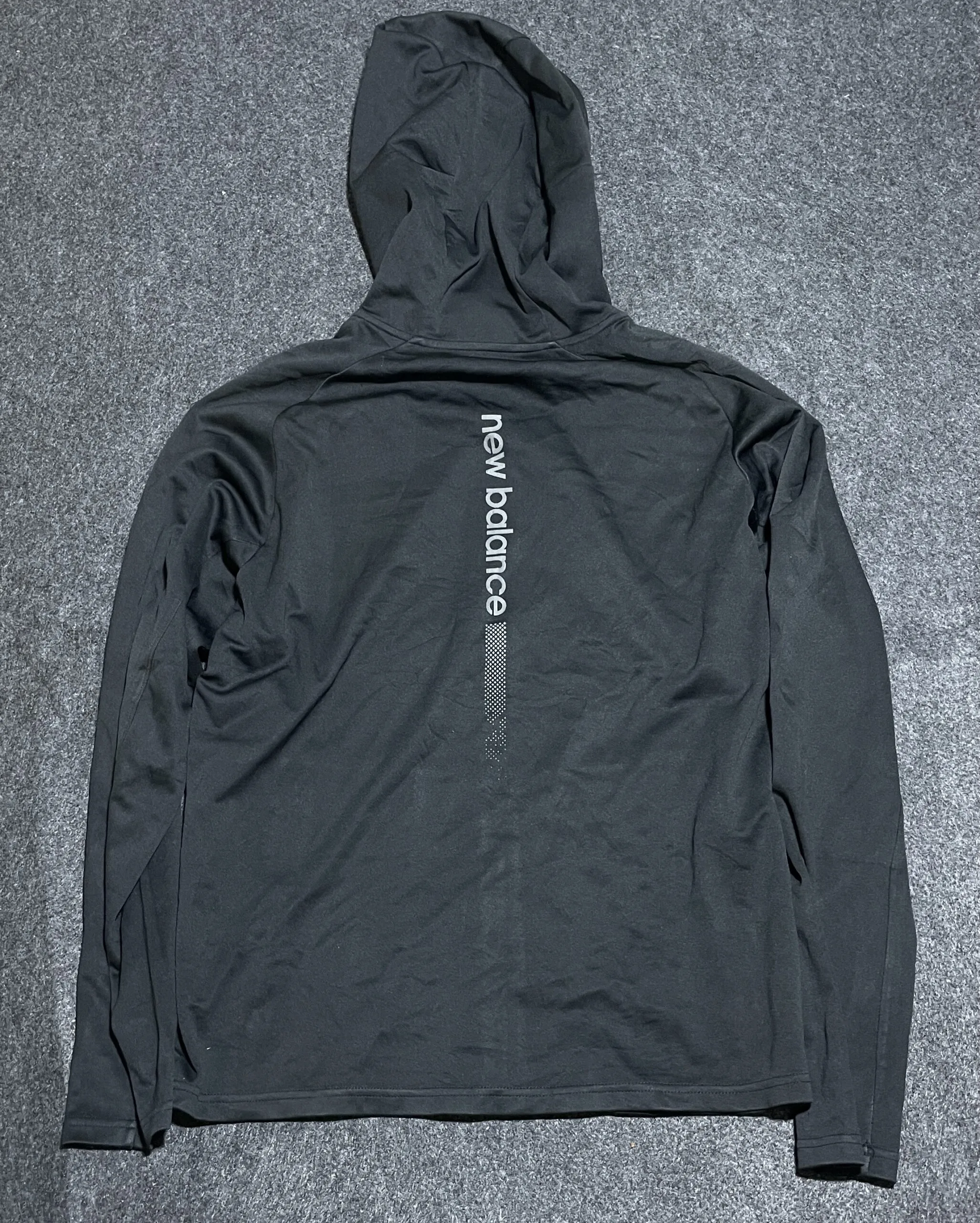 New Balance Hooded Winter Track Jacket Black Xl