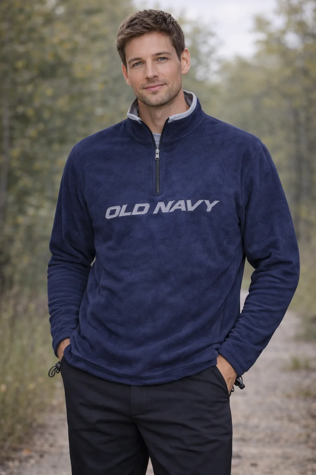 Old Navy Blue Winter Men’s Sweater Xxl