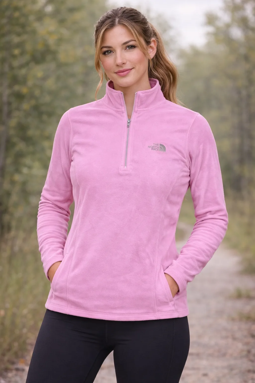 The North Face Women’s Fleece Sweater Pink -S